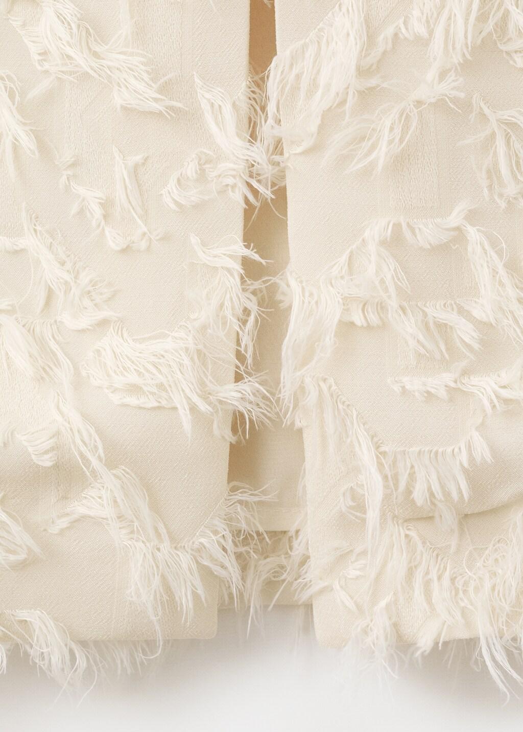 Beige Fancy Pencil Skirt, Light Beige, large image number 5