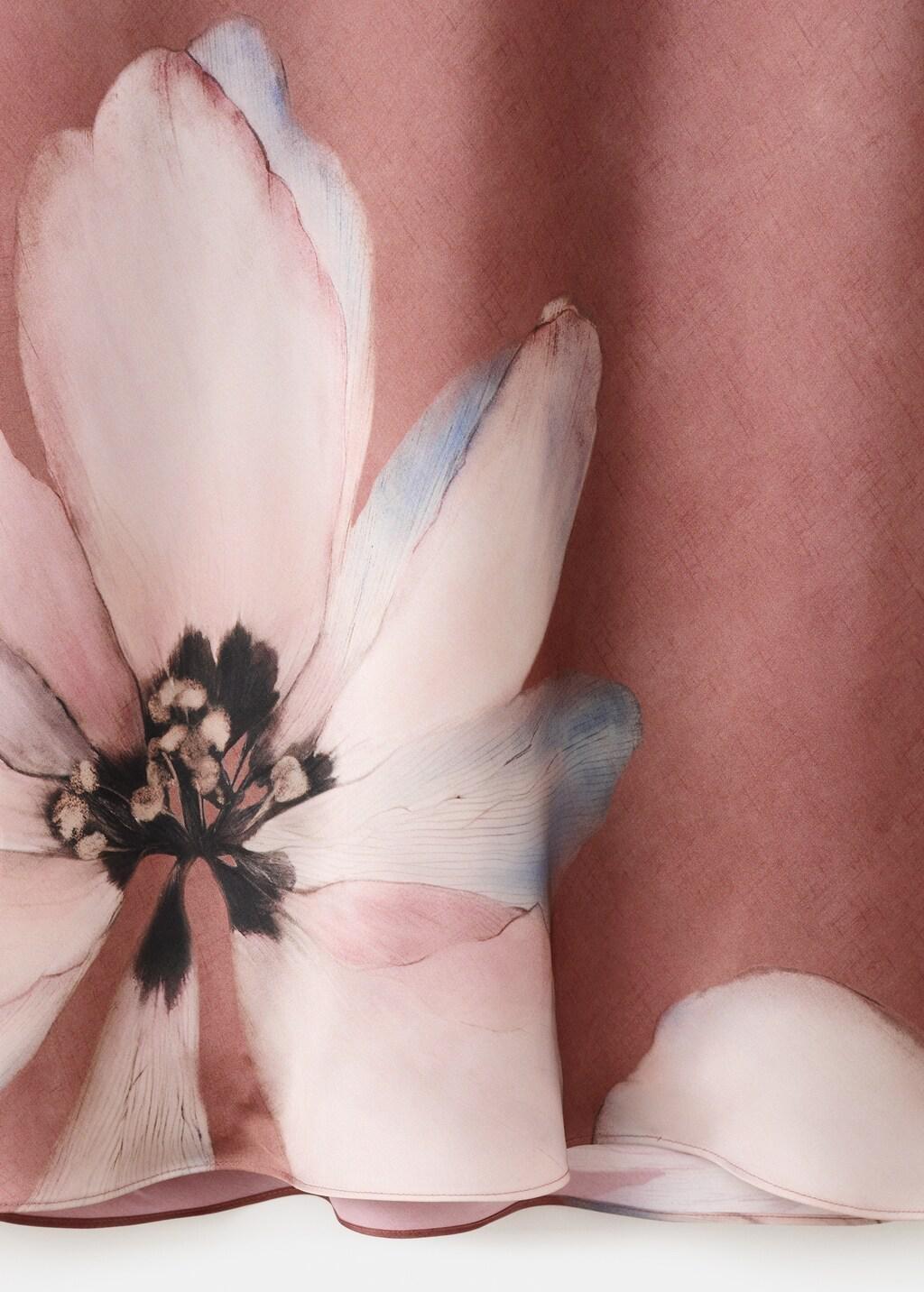 Pink Lt Pastel Floral-Print Long Skirt, Light-Pastel Pink, large image number 4