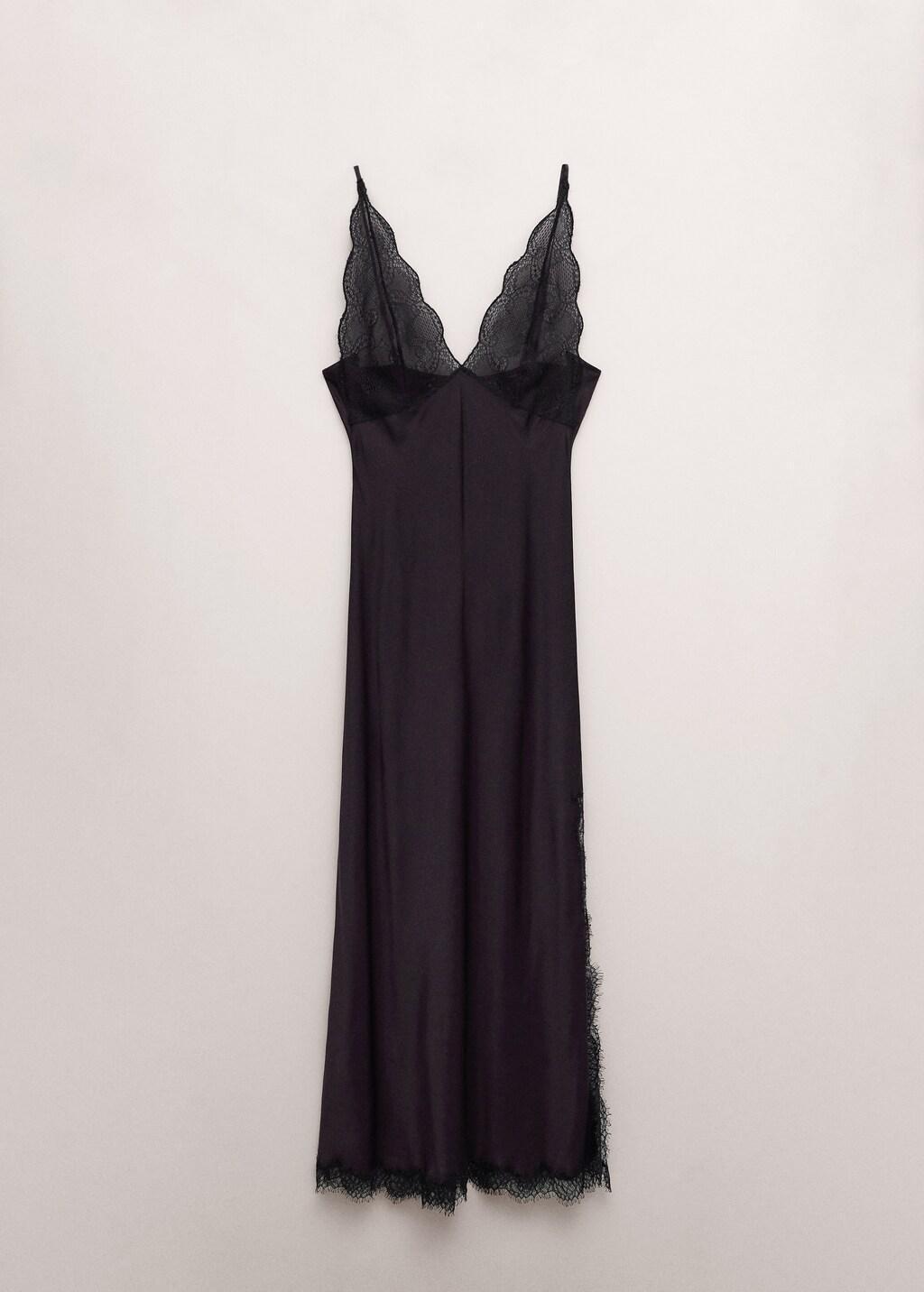 Burgundy Lace Dress With Opening, 0201_78, large image number 6