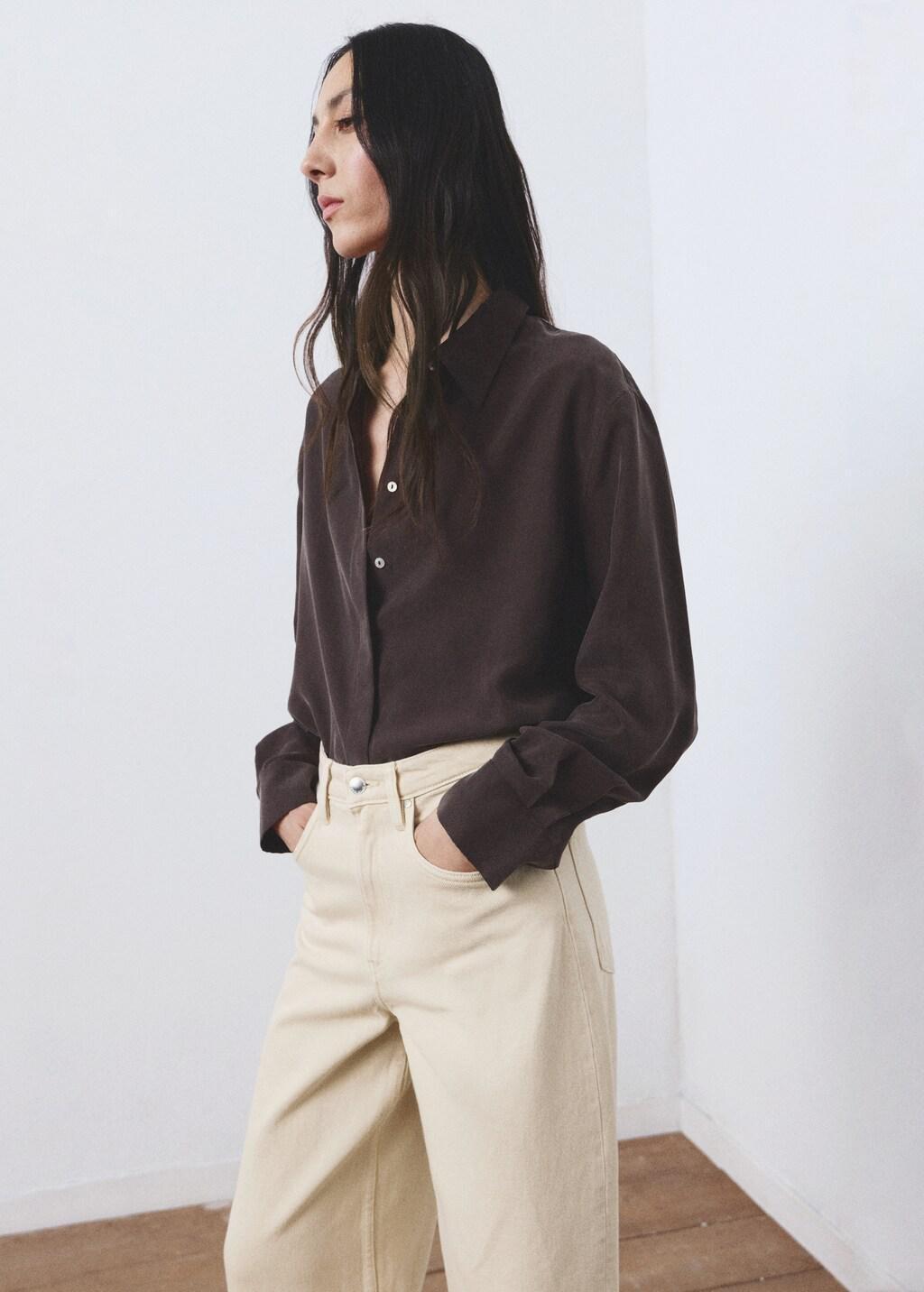 Yellow Balloon Jeans With Rolled-Up Hem, 0201_10, large image number 4