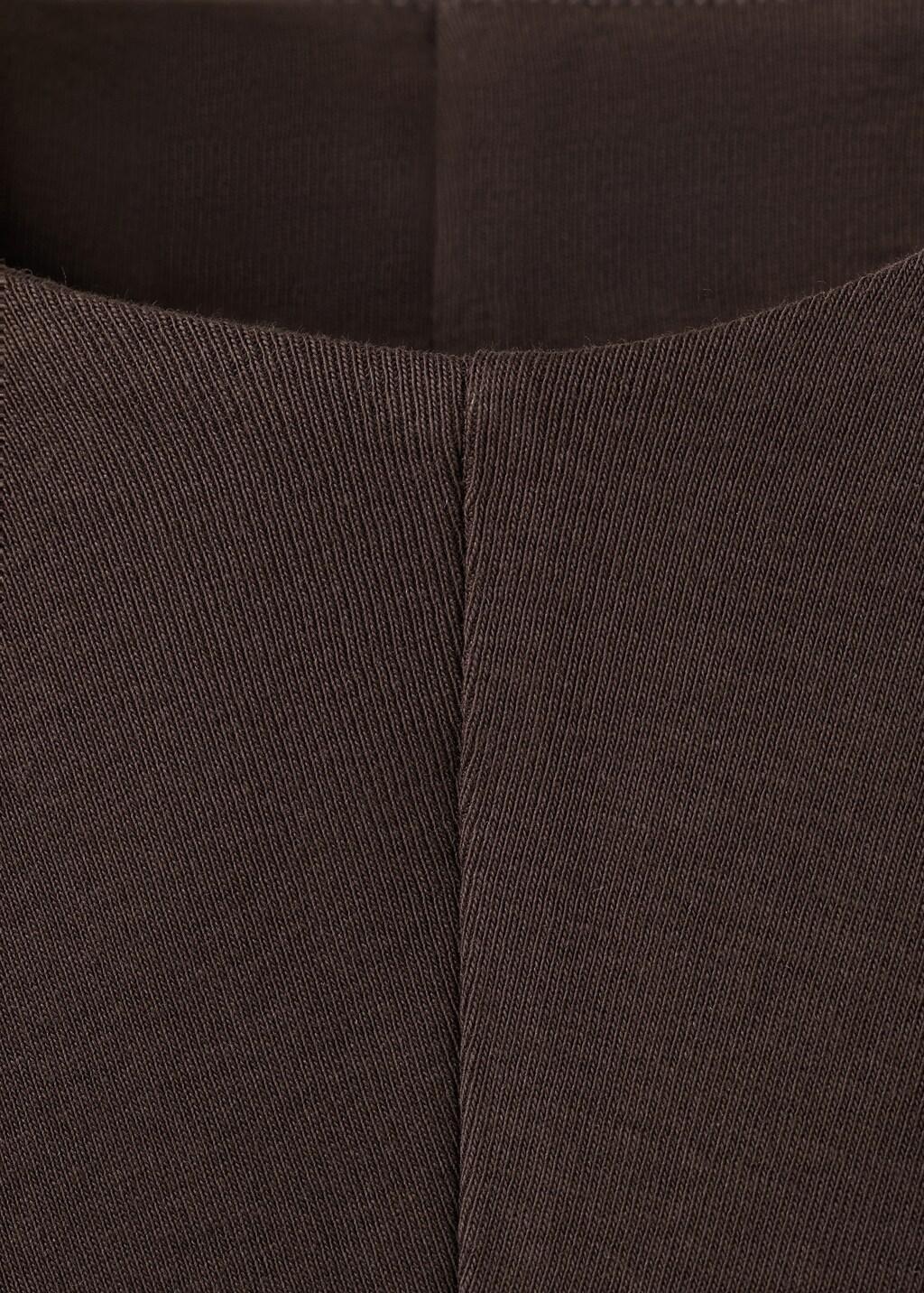 Brown Midi-Dress With Draped Detail, Brown, large image number 5