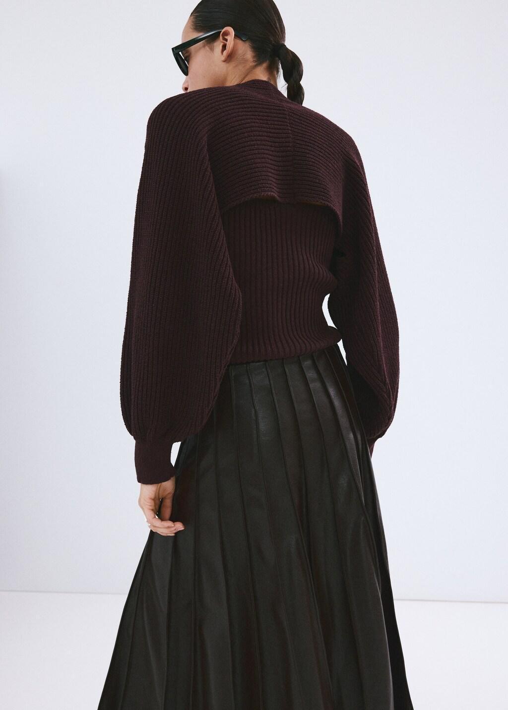 Dark Purple 2-Piece Knit Set, Dark Purple, large image number 2