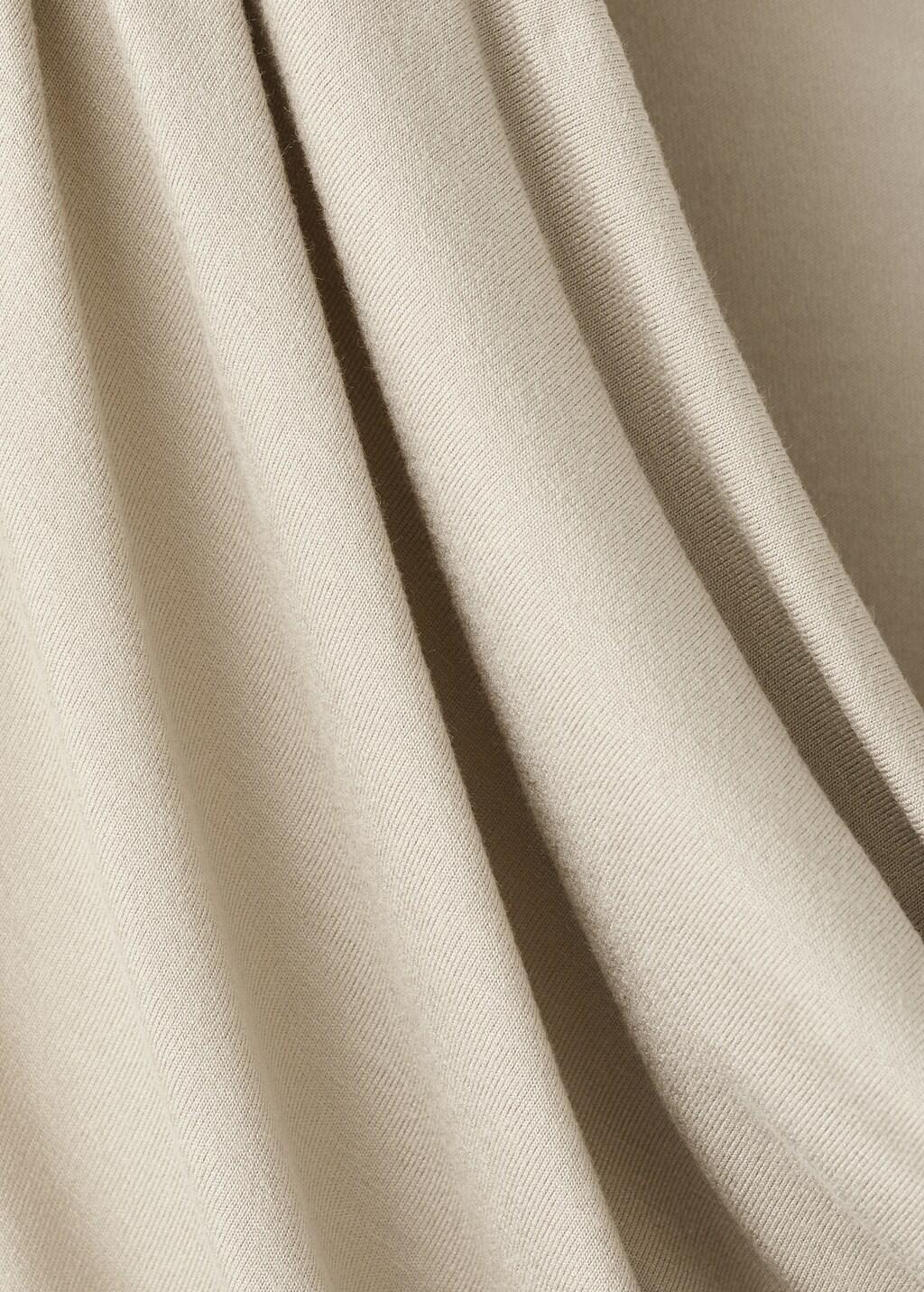 Grey Lt Pastel Draped Fitted T-Shirt, Light Pastel Grey, medium