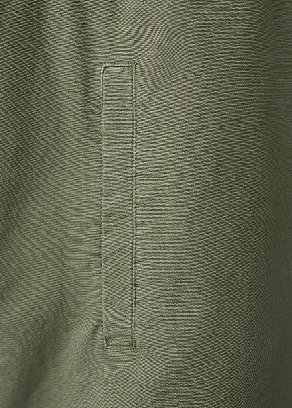Khaki Oversized Denim Parka, 0201_37, large image number 5