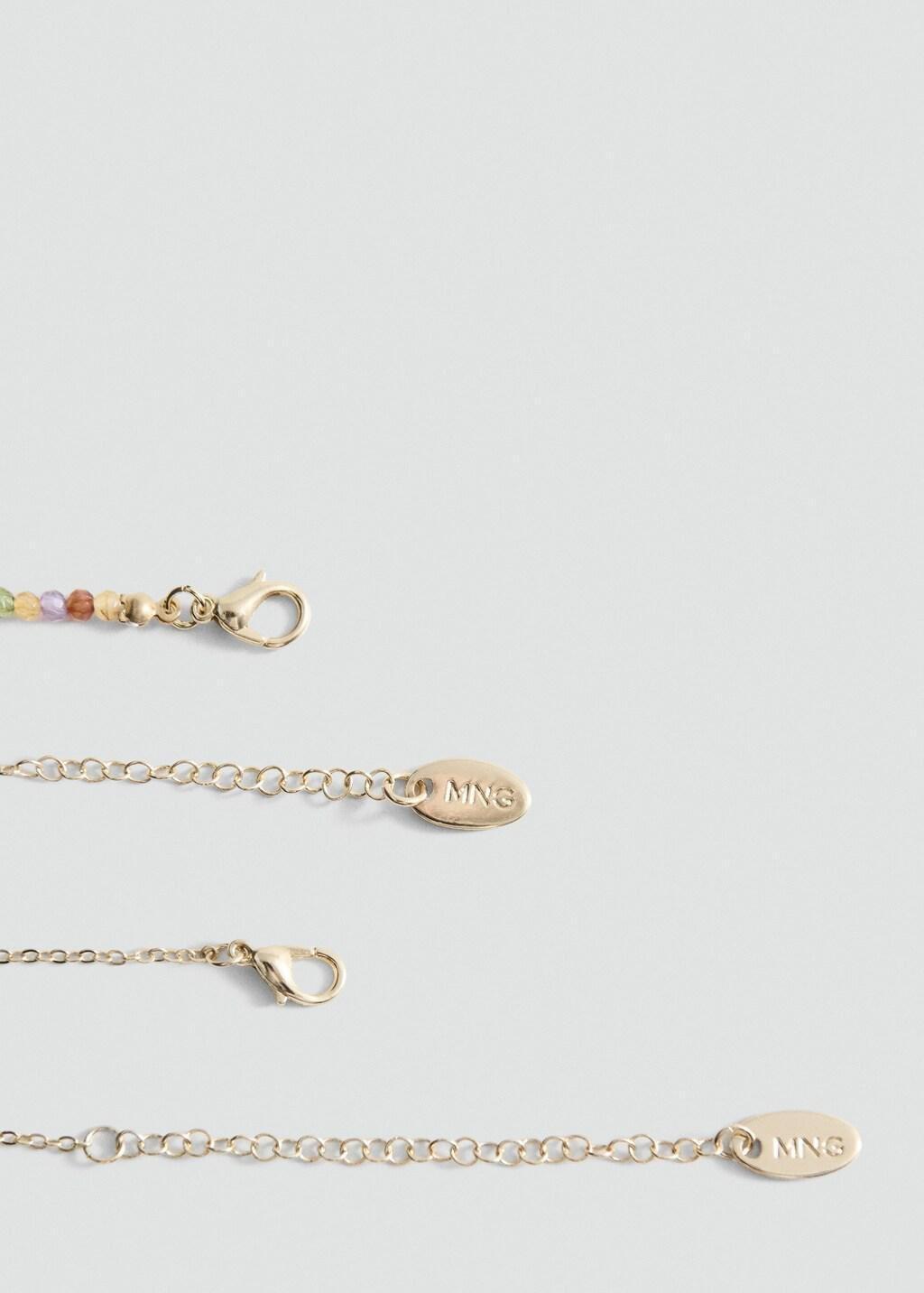 Gold Set 2 Combined Necklaces, Gold, large image number 1