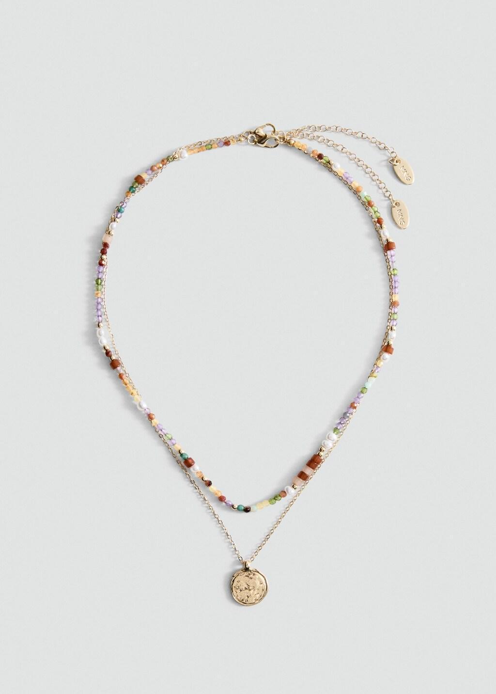 Gold Set 2 Combined Necklaces, Gold, large image number 3