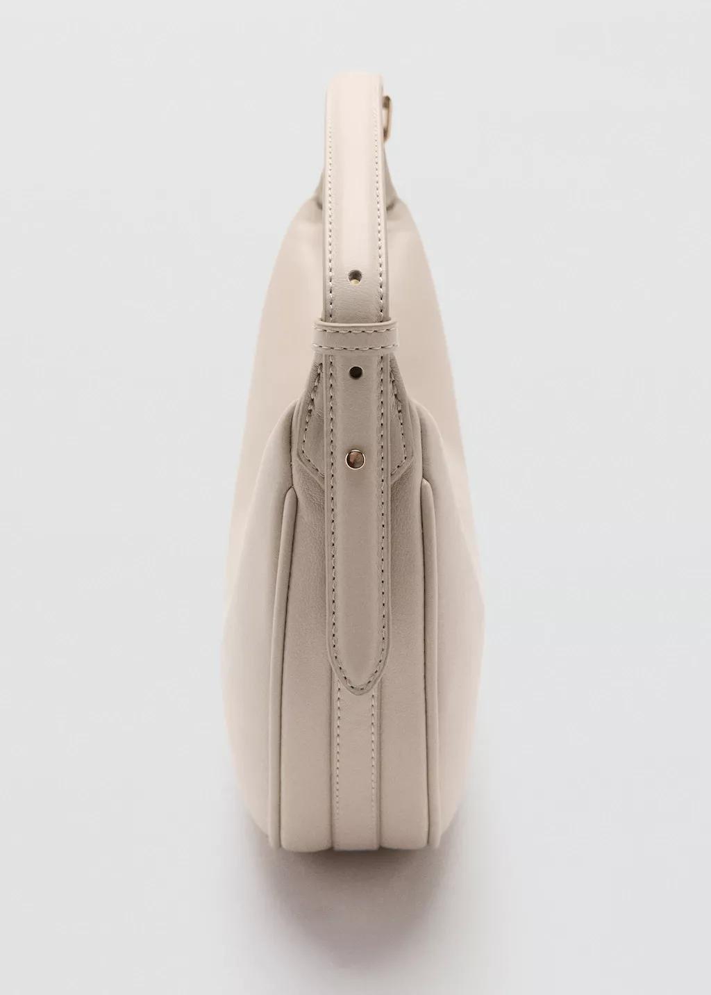 White Oval Hand Bag, Natural White, large image number 2