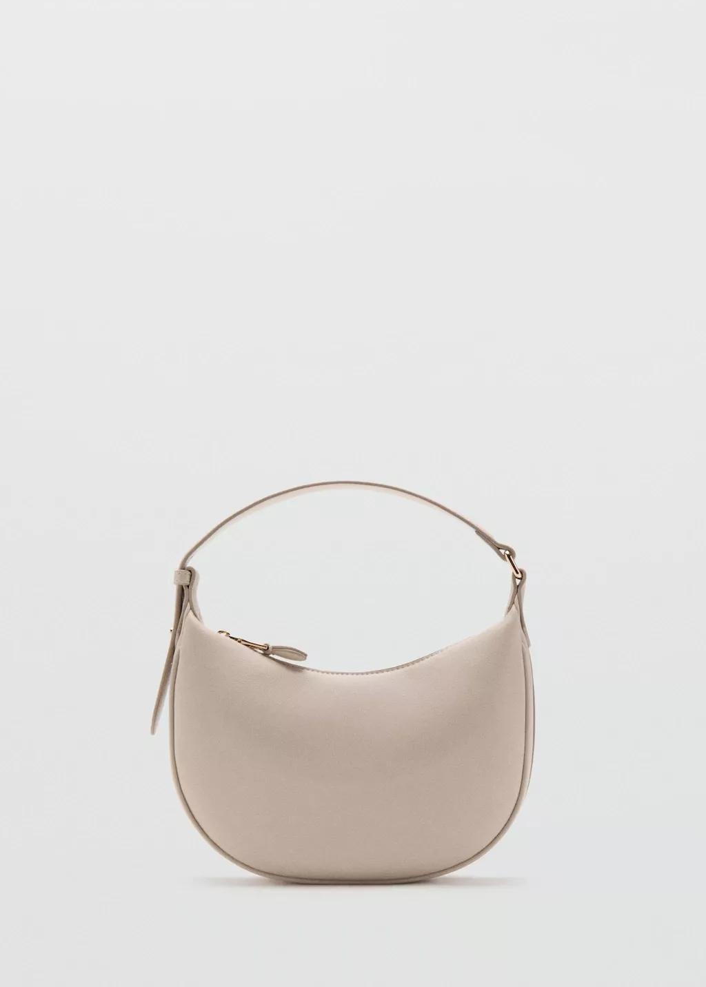 White Oval Hand Bag, Natural White, large image number 4