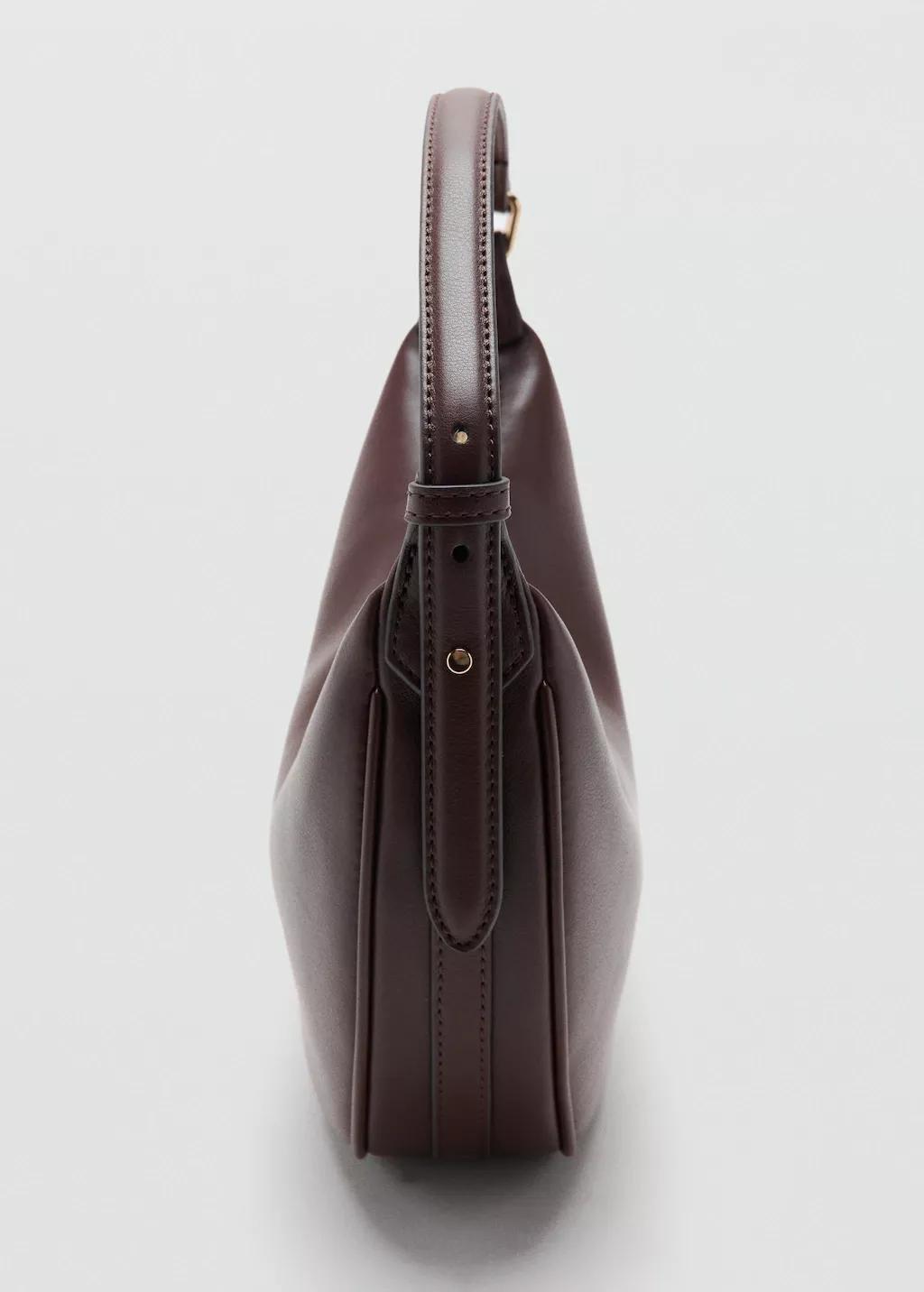 DARK BROWN Oval hand bag, Dark Brown, large image number 1