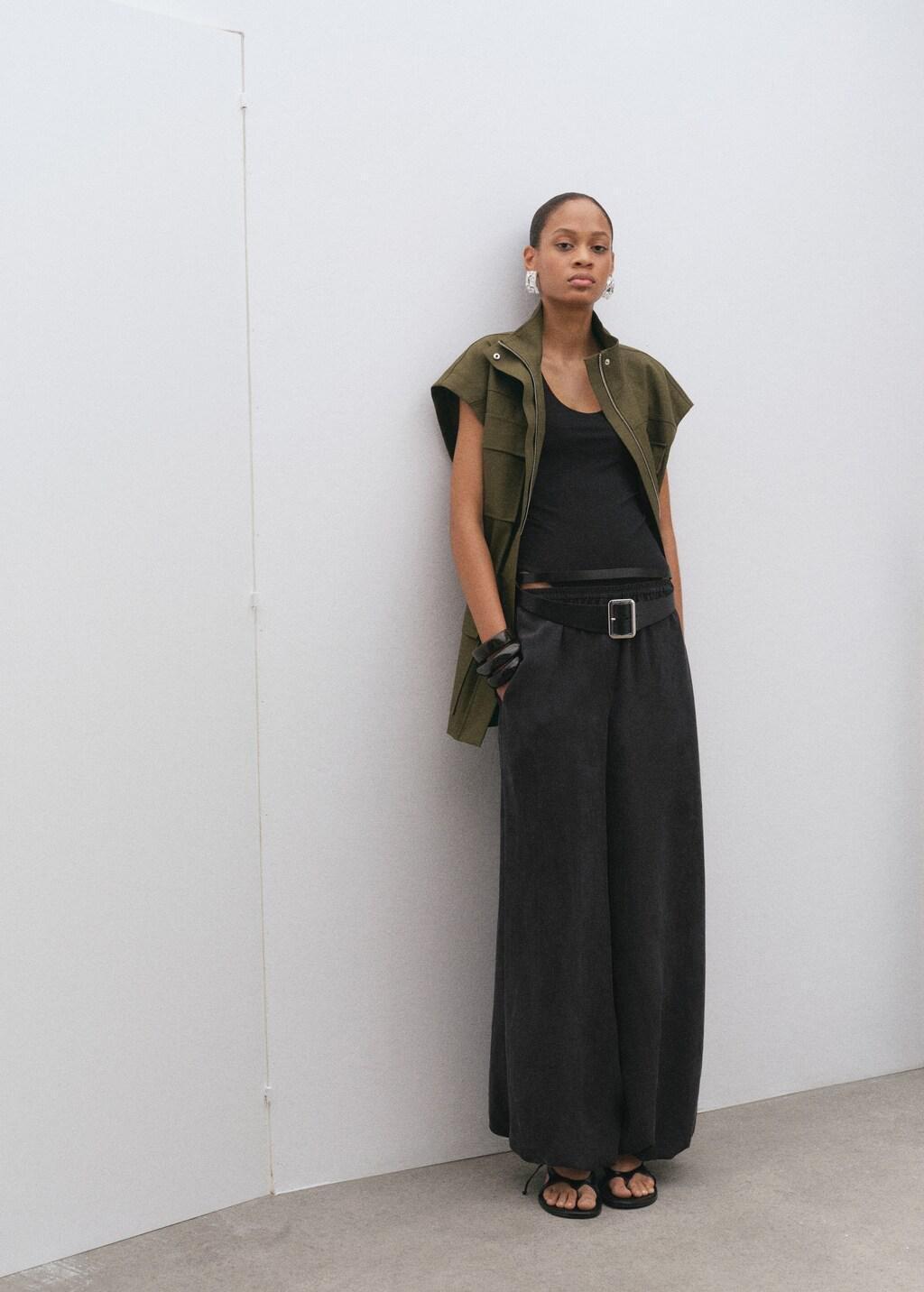 Black Fitted Bodysuit With Open Back, Black, medium