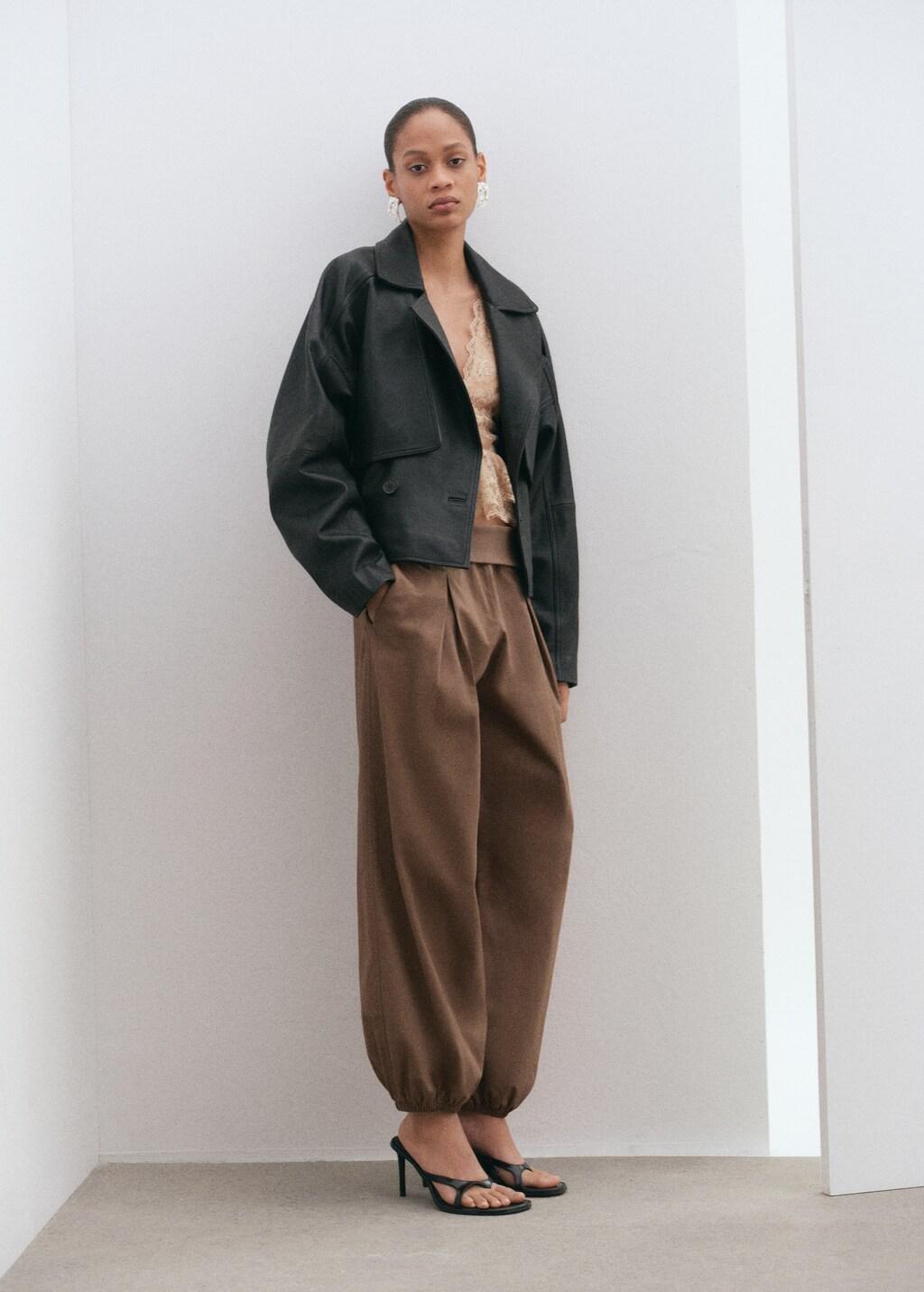 Beige Ruffles Lace Top, Light Beige, medium