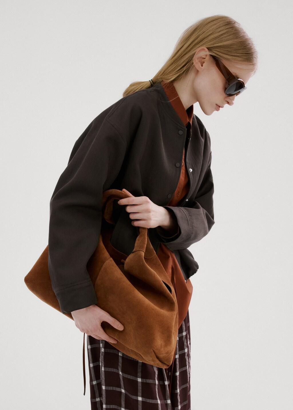 Purple Lyocell Bomber Jacket, Medium Purple, large image number 3