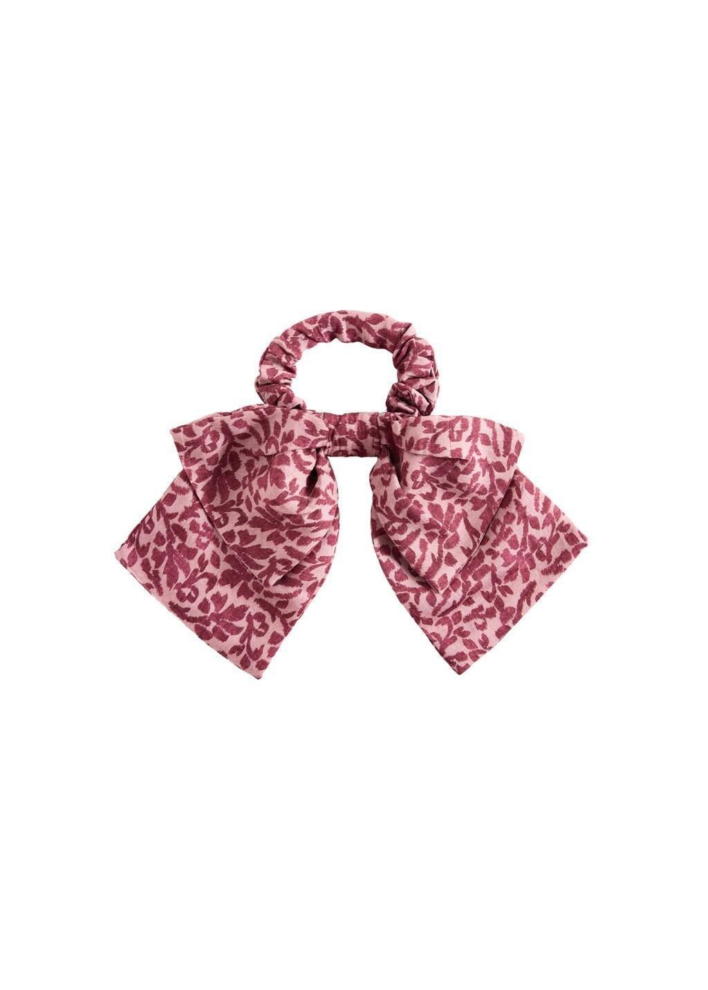 Pink Lt Pastel Bow Hair Tie, Kids Girl, Light-Pastel Pink, large image number 1