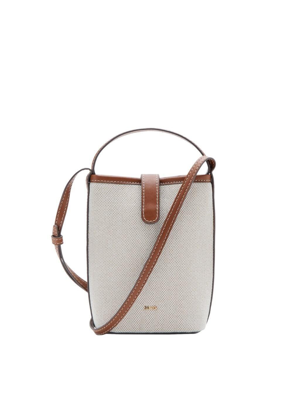 Beige Crossbody Mobile Case, Light Beige, large image number 2