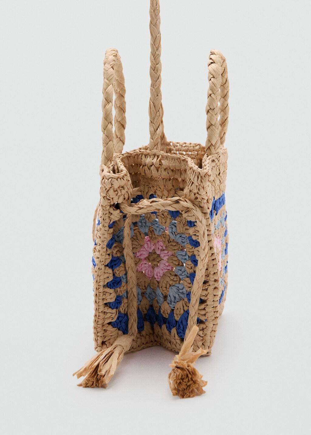 Brown Lt Pastel Natural Fibre Bag, Kids Girl, 0201_07, large image number 2