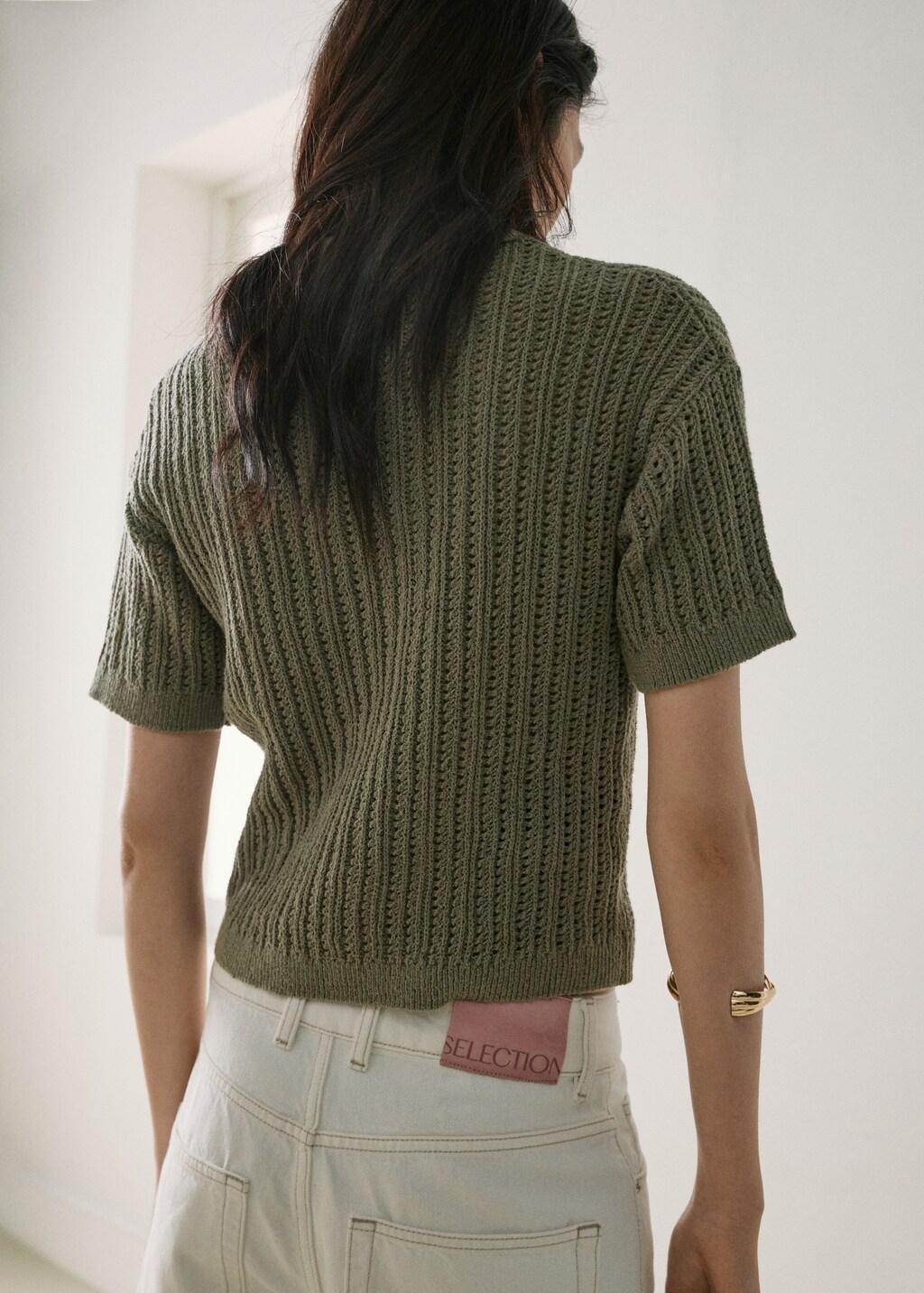 Khaki Sweater Sito, 0201_37, large image number 2