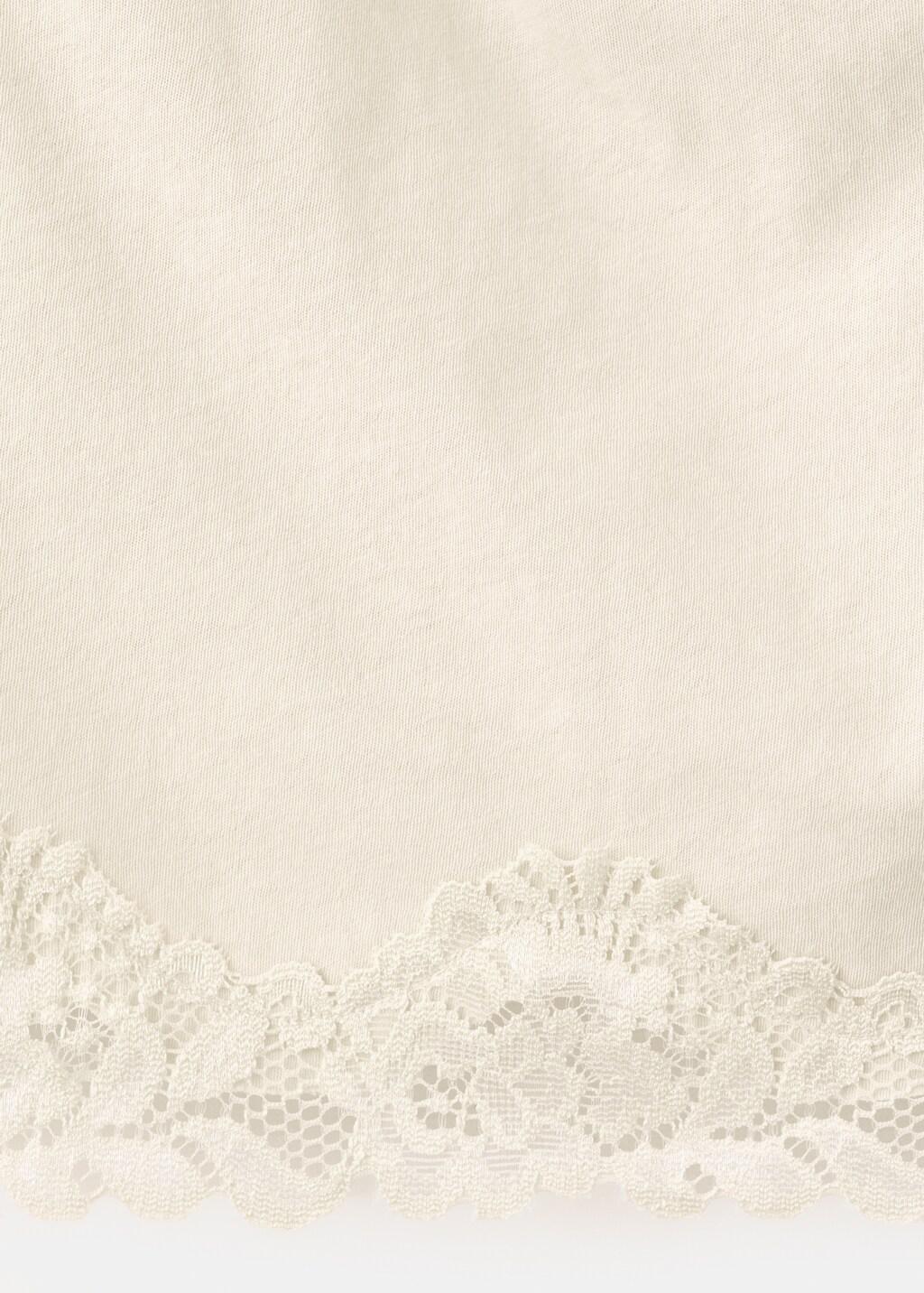 Beige Lace Halter Neck Top, Light Beige, large image number 5