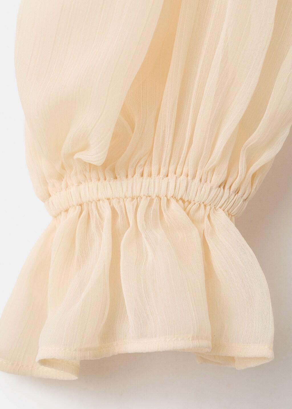 Yellow Lace Contrast Shirt, 0201_12, large image number 1
