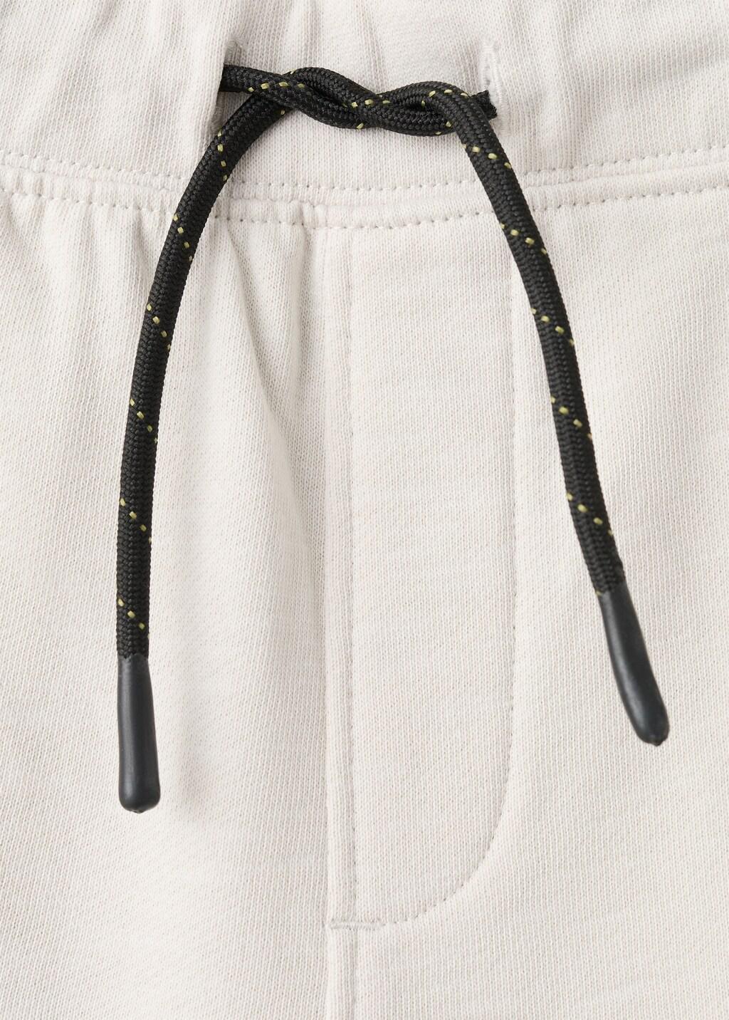 Beige Bermuda Shorts With Drawstring, Kids Boy, 0201_05, medium