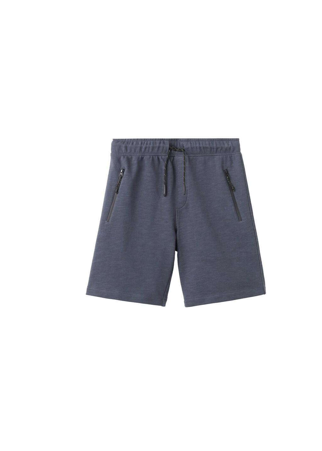 Grey Bermuda Shorts With Drawstring, Kids Boy, 0201_95, large image number 5