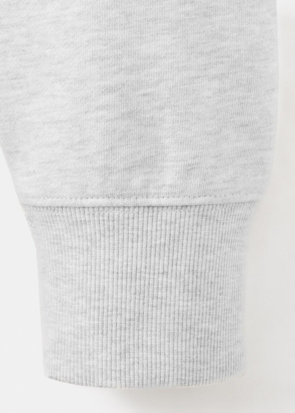 Grey Printed Sweatshirt 100% Cotton, 0201_94, large image number 1