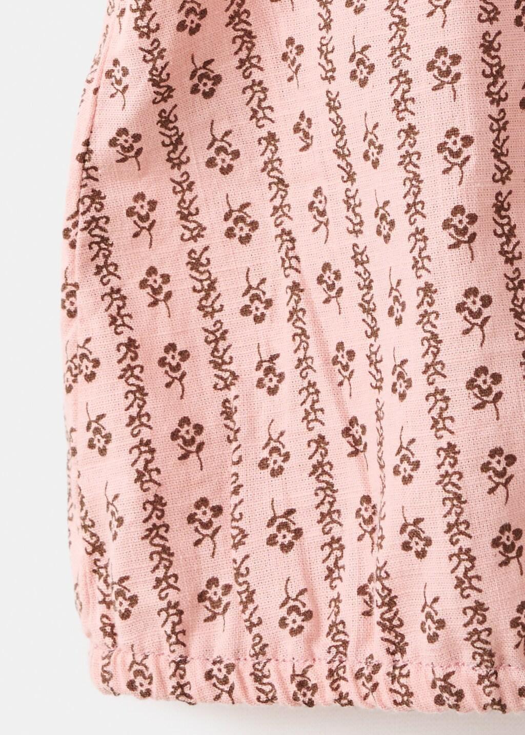 Pink Ruffles Printed Blouse, Kids Girls, Pink, large image number 4