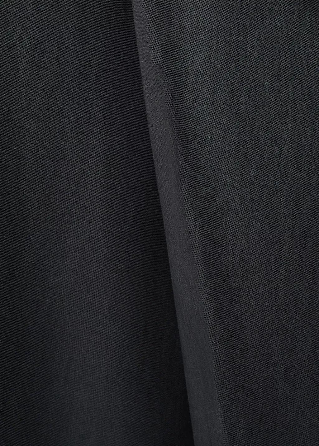 CHARCOAL 100% lyocell trousers, Charcoal, large image number 1