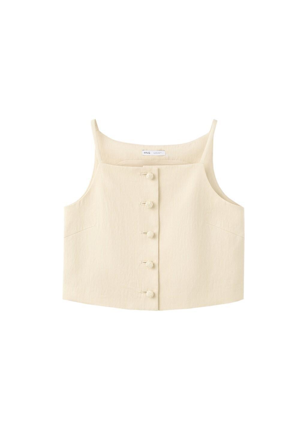 Grey Lt Pastel Lyocell Button Top, Light Pastel Grey, large image number 8