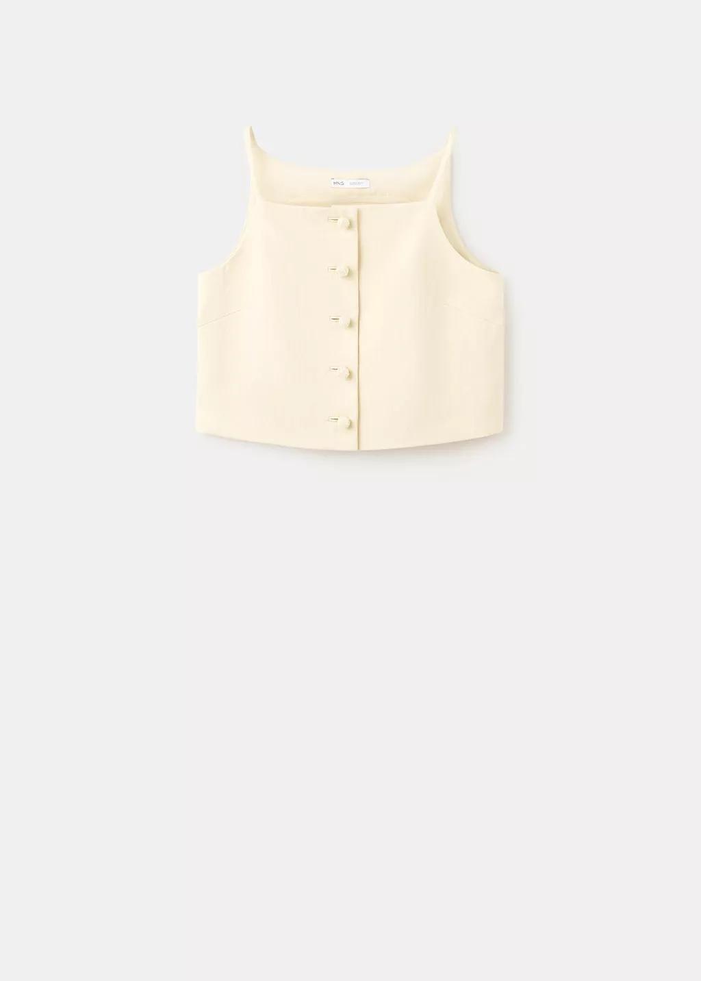 Grey Lt Pastel Lyocell Button Top, Light Pastel Grey, large image number 9