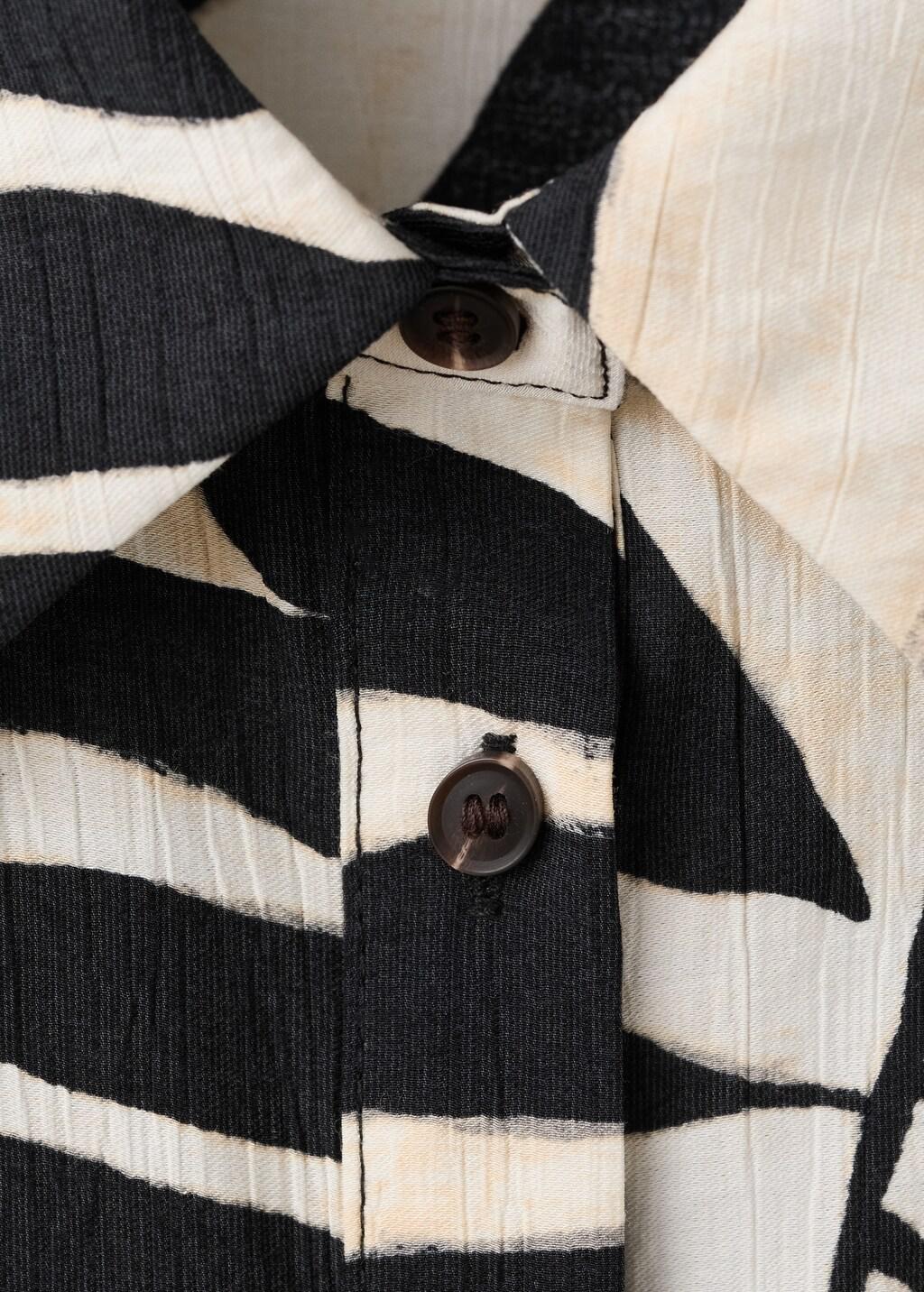 Beige Flowy Printed Shirt, 0201_05, large image number 1