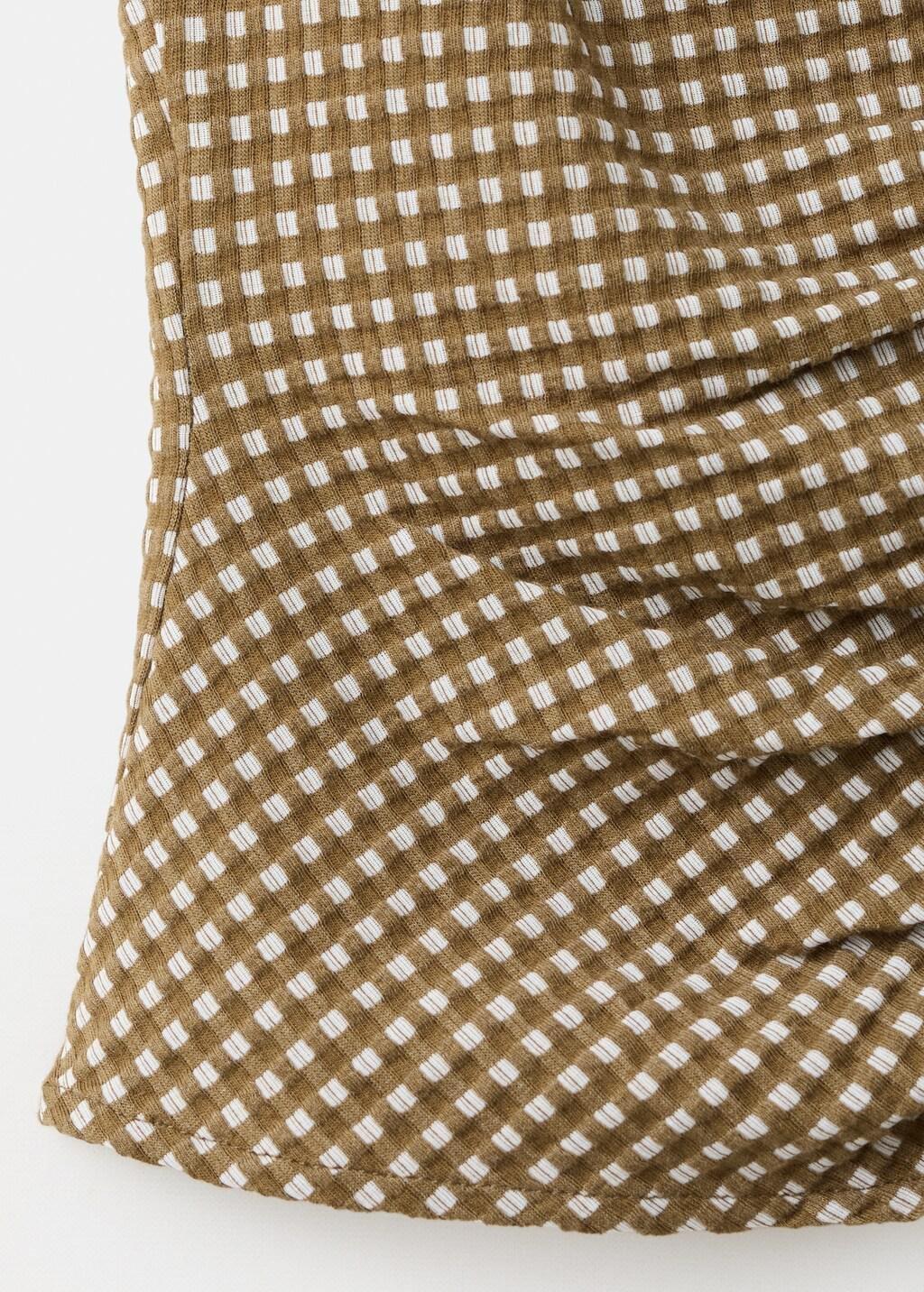 Khaki Ruched Fitted Top, Beige - Khaki, large image number 5