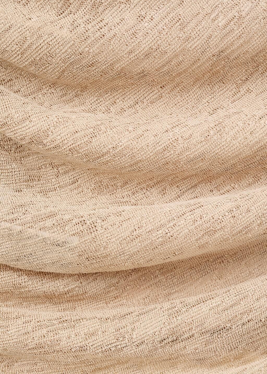 Brown Lace Top With Asymmetrical Neckline, 0201_09, large image number 1