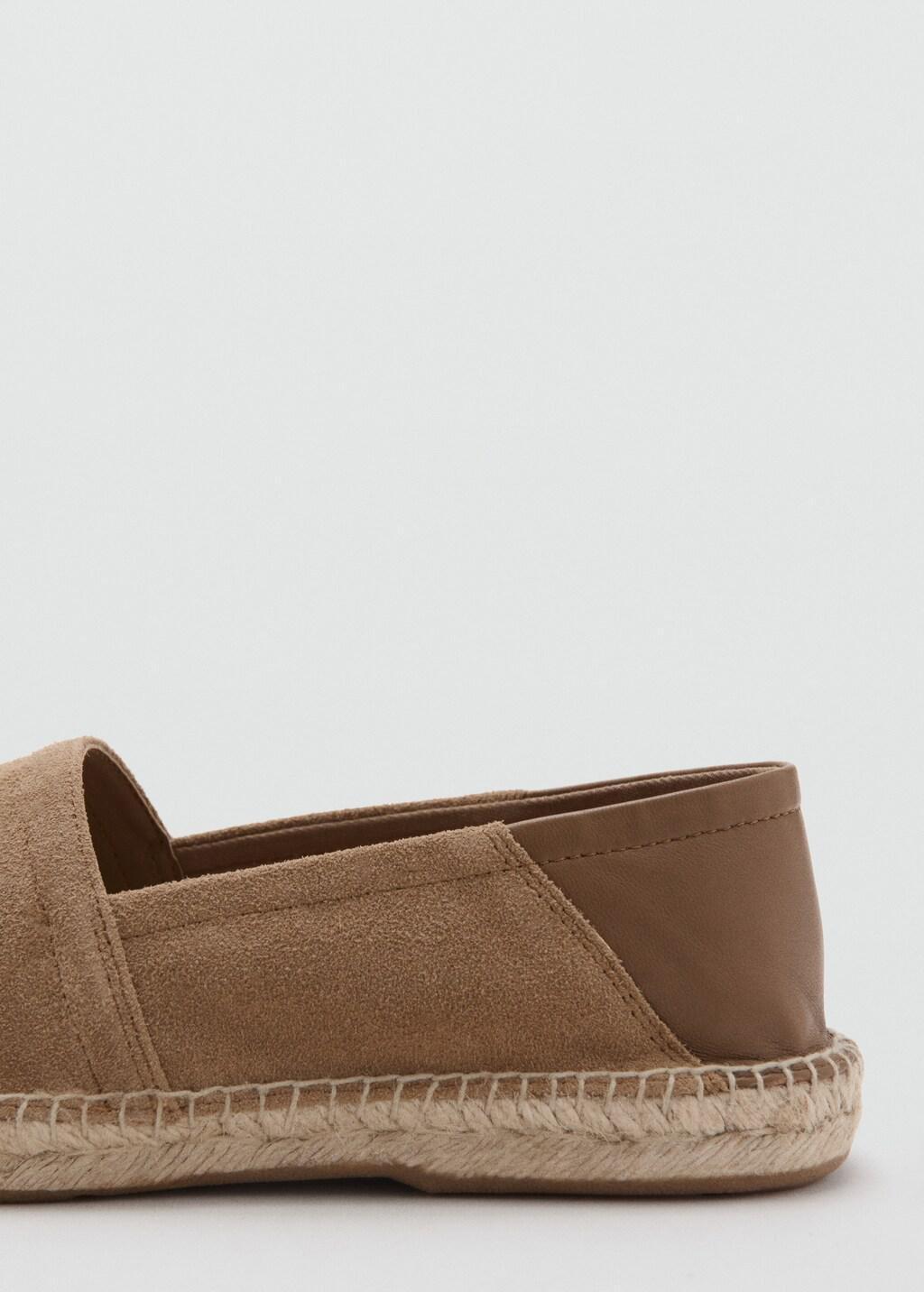 Brown Lt Pastel Leather Espadrille, 0201_07, large image number 1