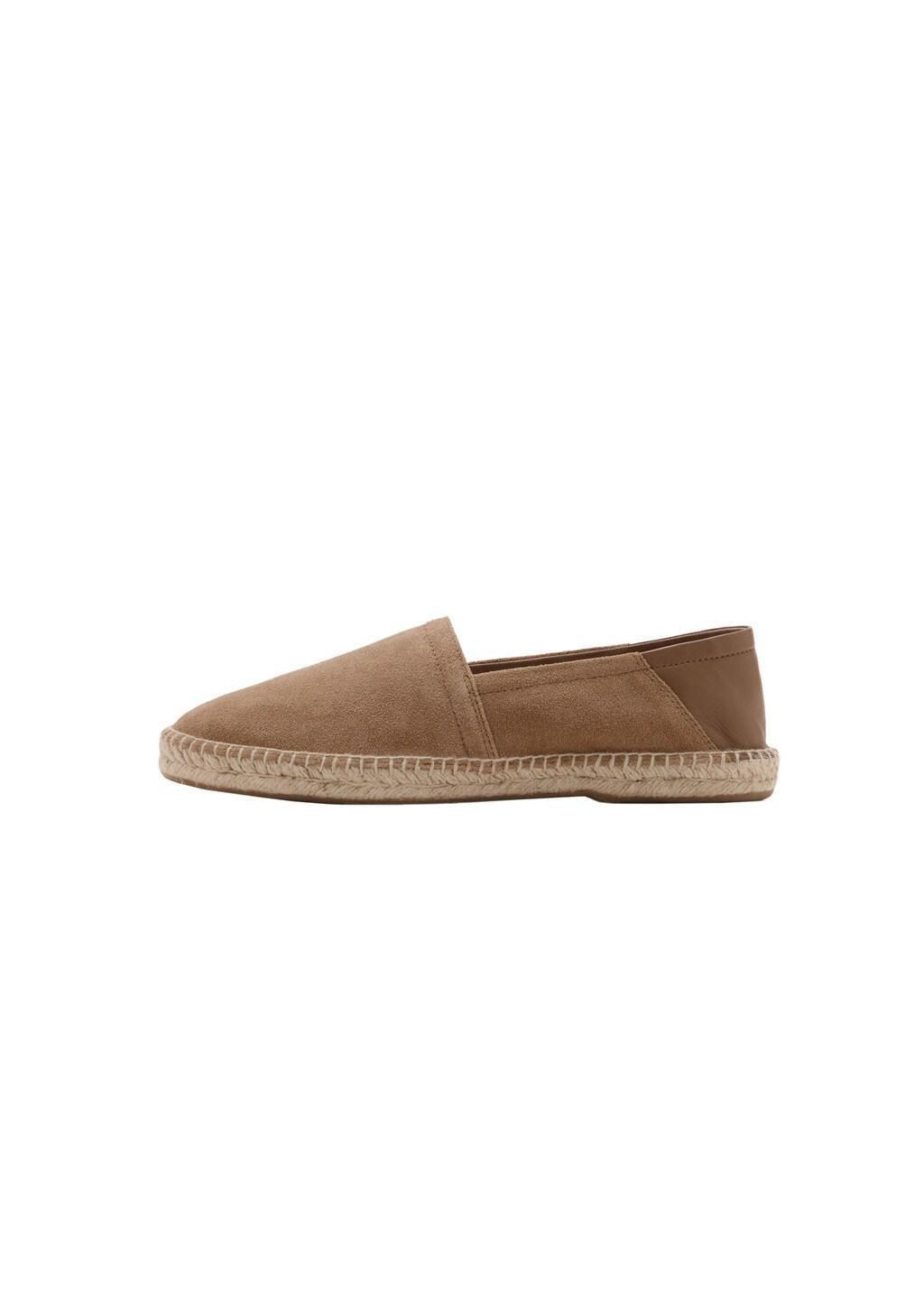 Brown Lt Pastel Leather Espadrille, 0201_07, large image number 2