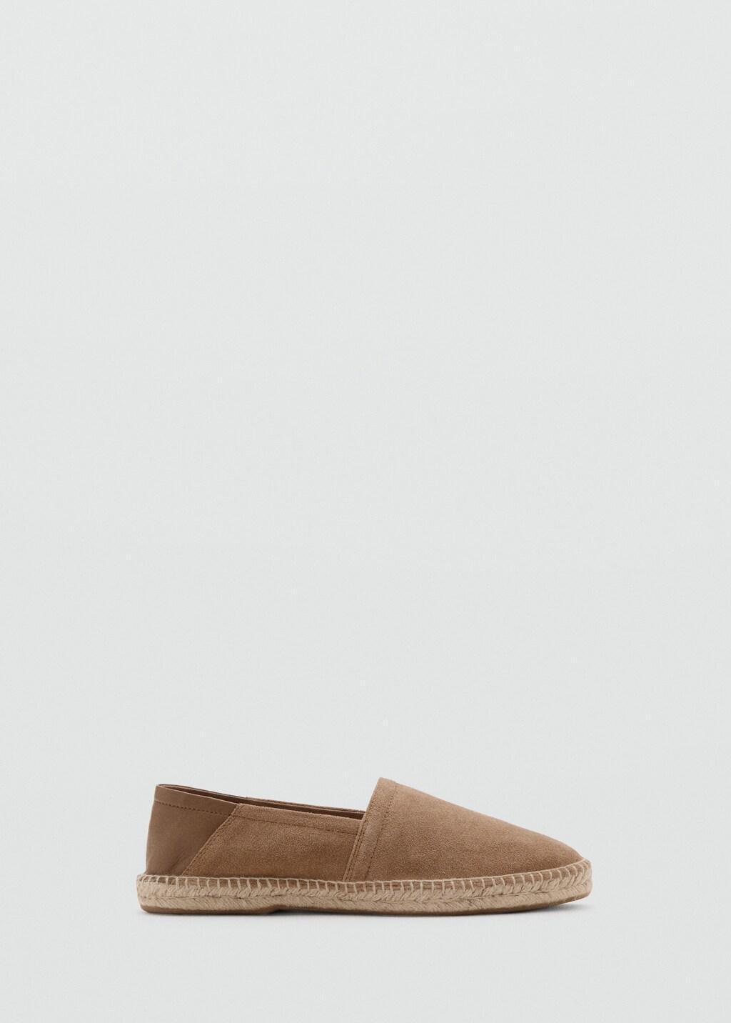 Brown Lt Pastel Leather Espadrille, 0201_07, large image number 3