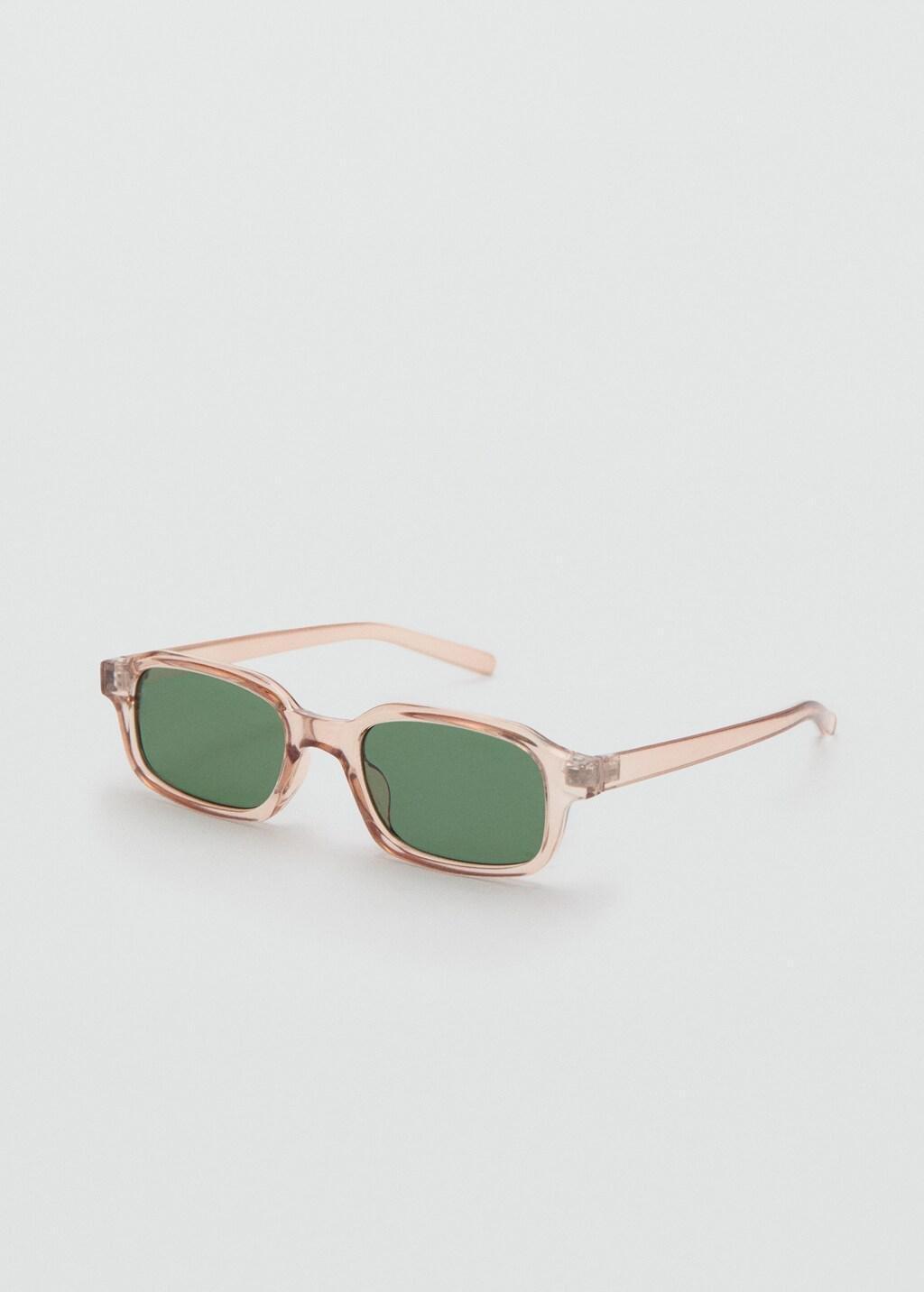 Yellow Rectangular-Frame Sunglasses, 0201_16, large image number 0
