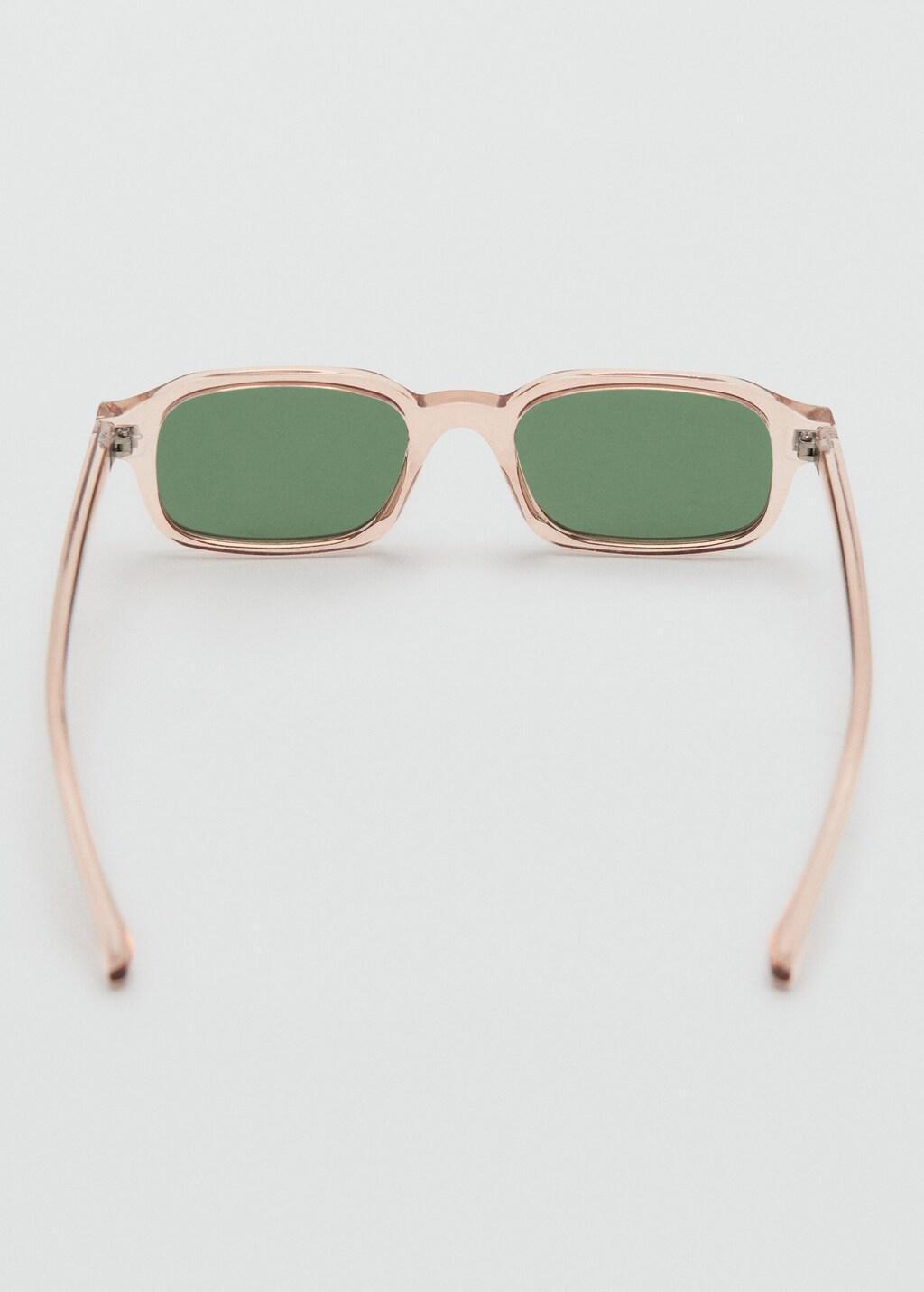 Yellow Rectangular-Frame Sunglasses, 0201_16, large image number 1