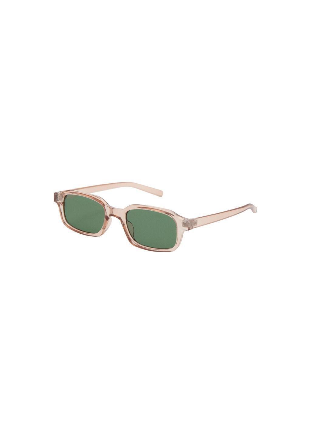 Yellow Rectangular-Frame Sunglasses, 0201_16, large image number 2