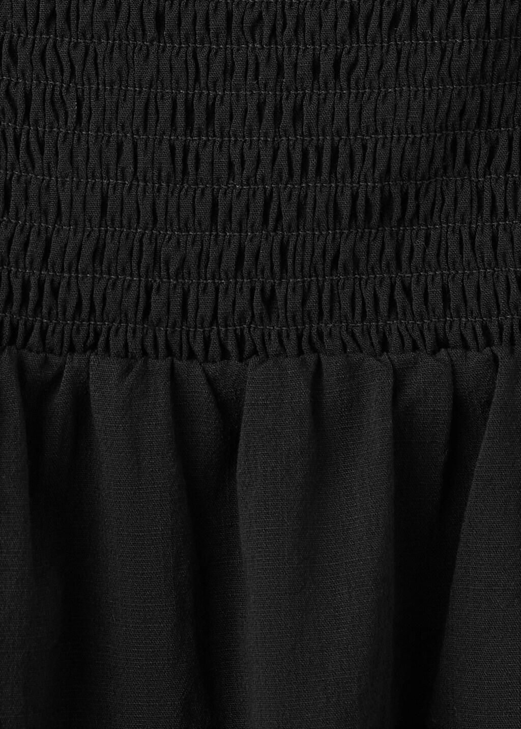 Black Draped Halter Dress, 0201_99, large image number 5