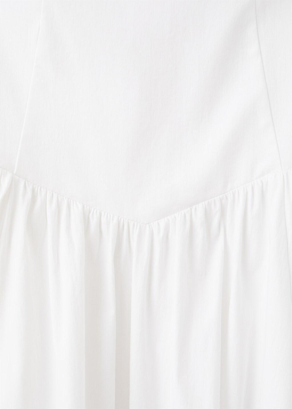 White A-Line Dress With An Open Back, 0201_01, large image number 5