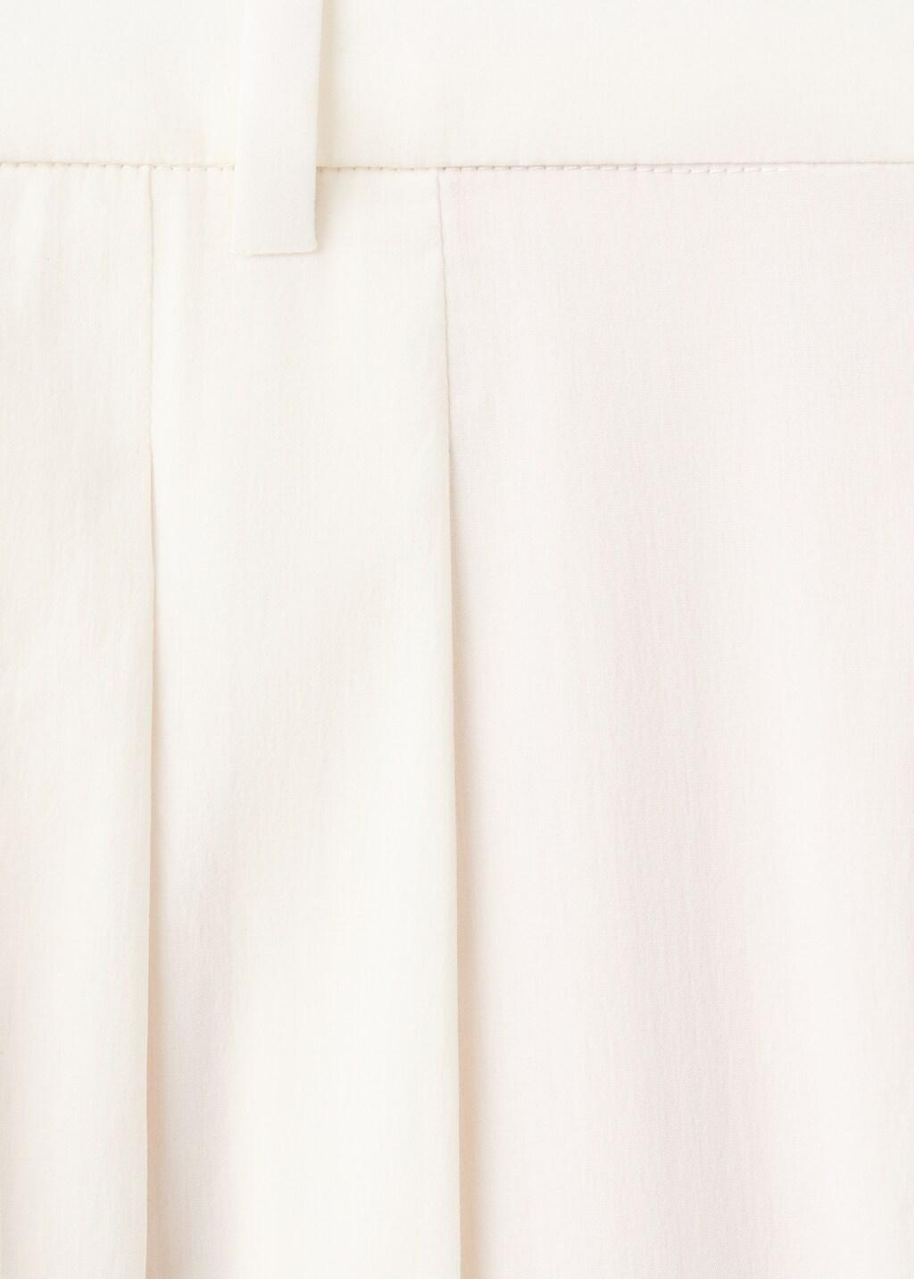 White Straight Mid-Rise Trousers, 0201_01, large image number 4