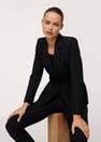 Mango - Black Fitted Essential Suit Jacket, Women