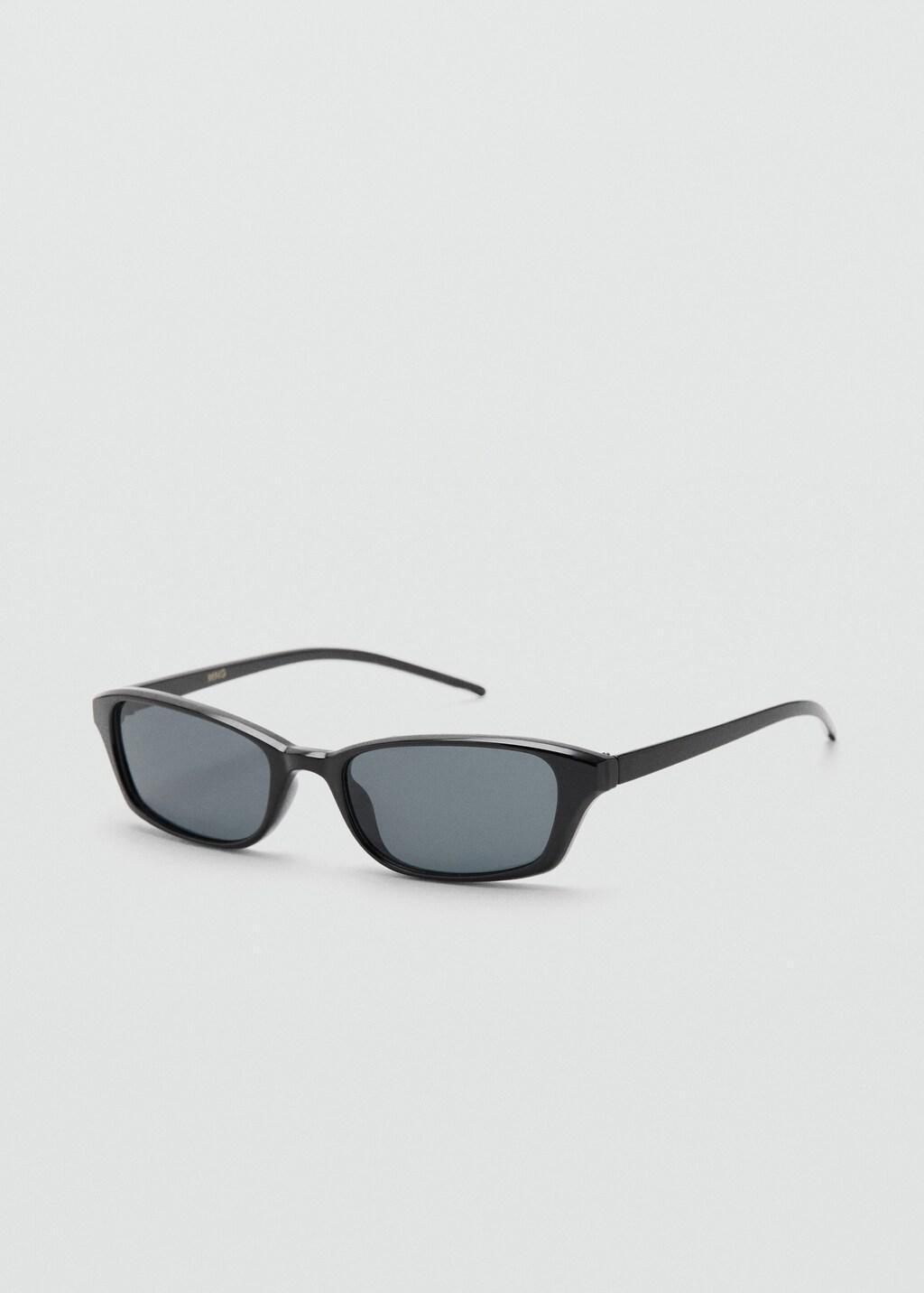 Black Thin-Frame Sunglasses, 0201_99, large image number 0