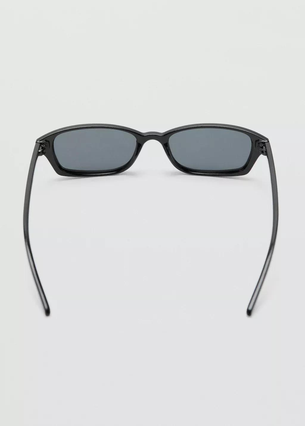 Black Thin-Frame Sunglasses, 0201_99, large image number 1