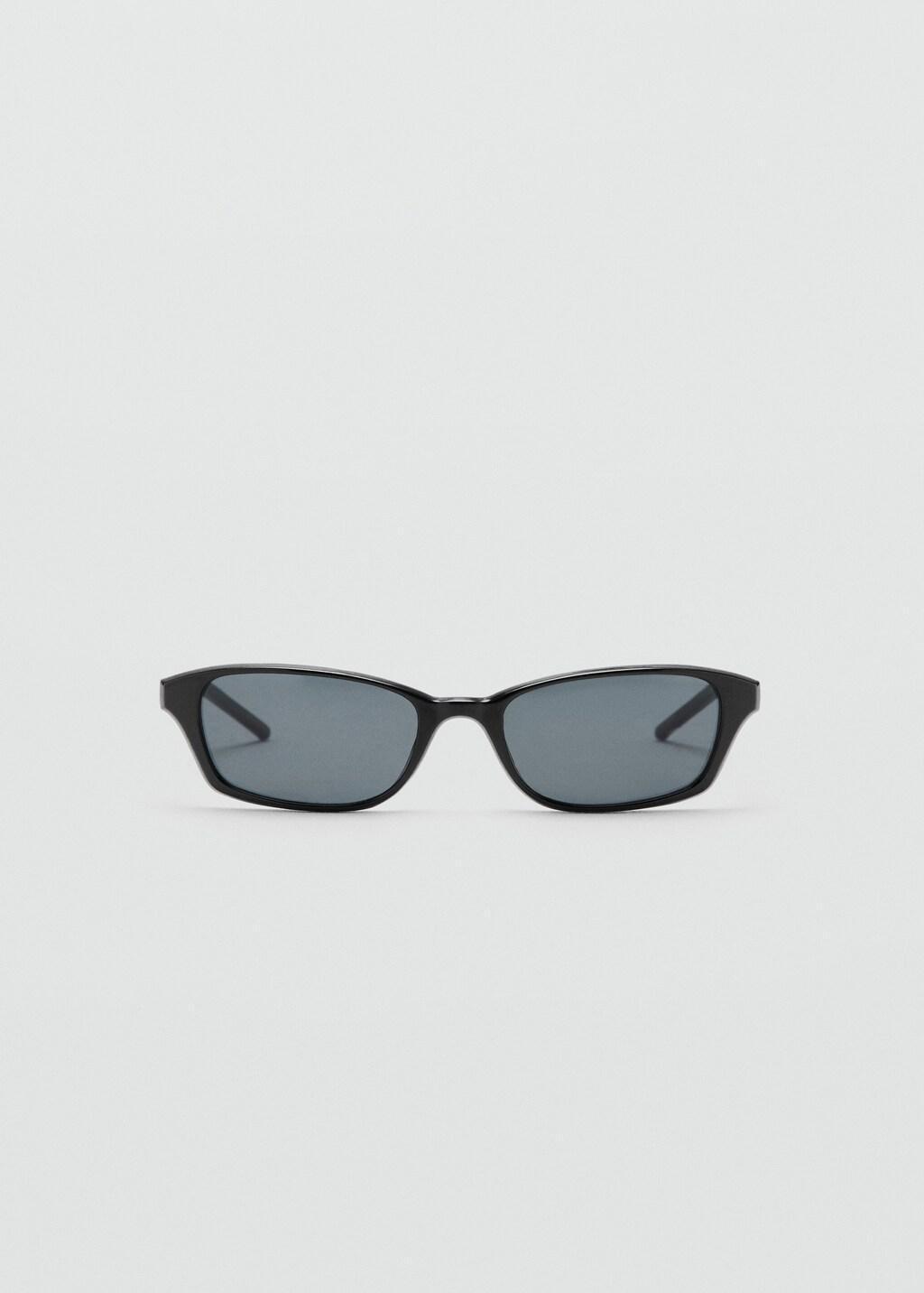 Black Thin-Frame Sunglasses, 0201_99, large image number 3