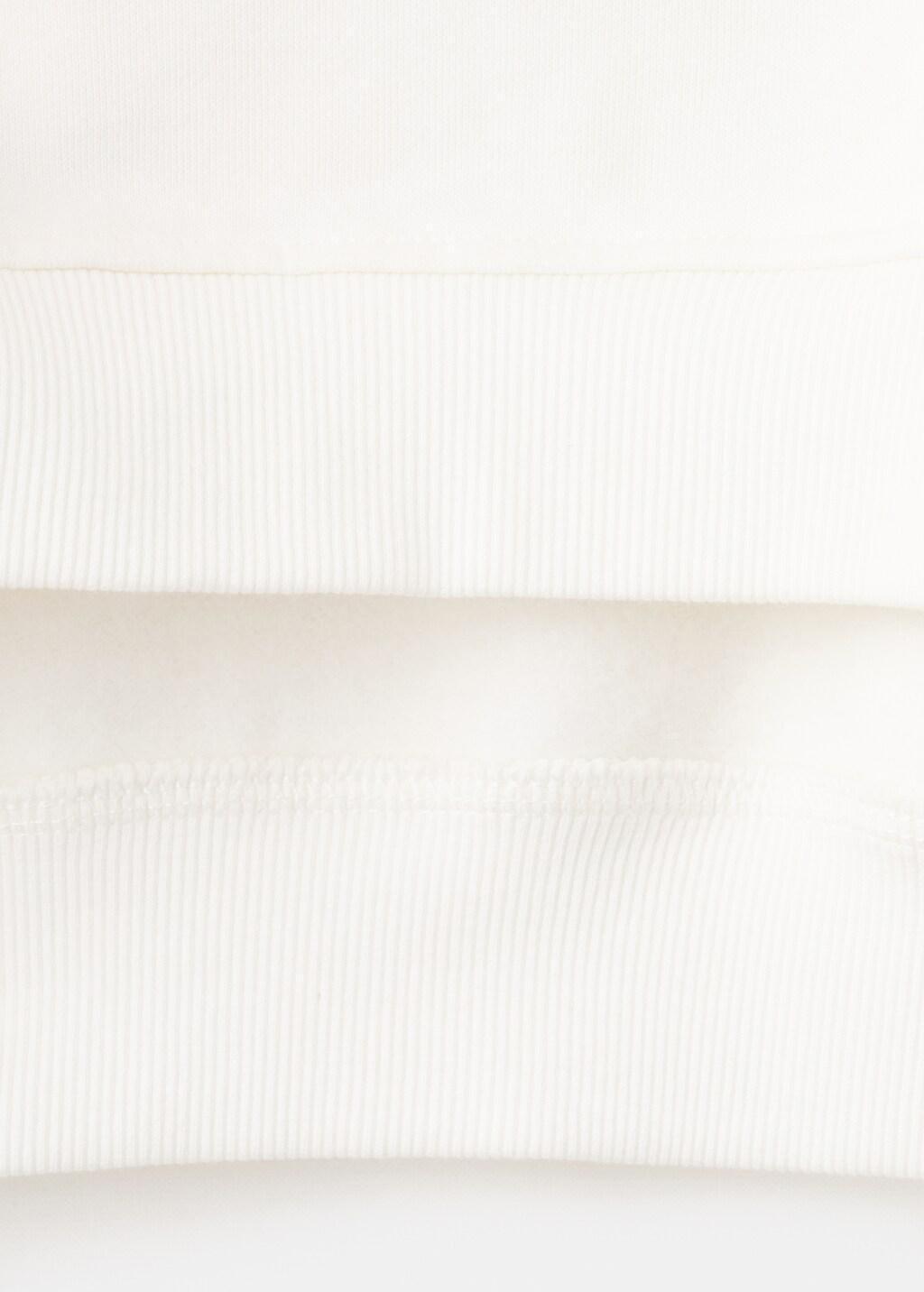 White Hello Kitty Sweatshirt, Kids Girls, Natural White, large image number 5