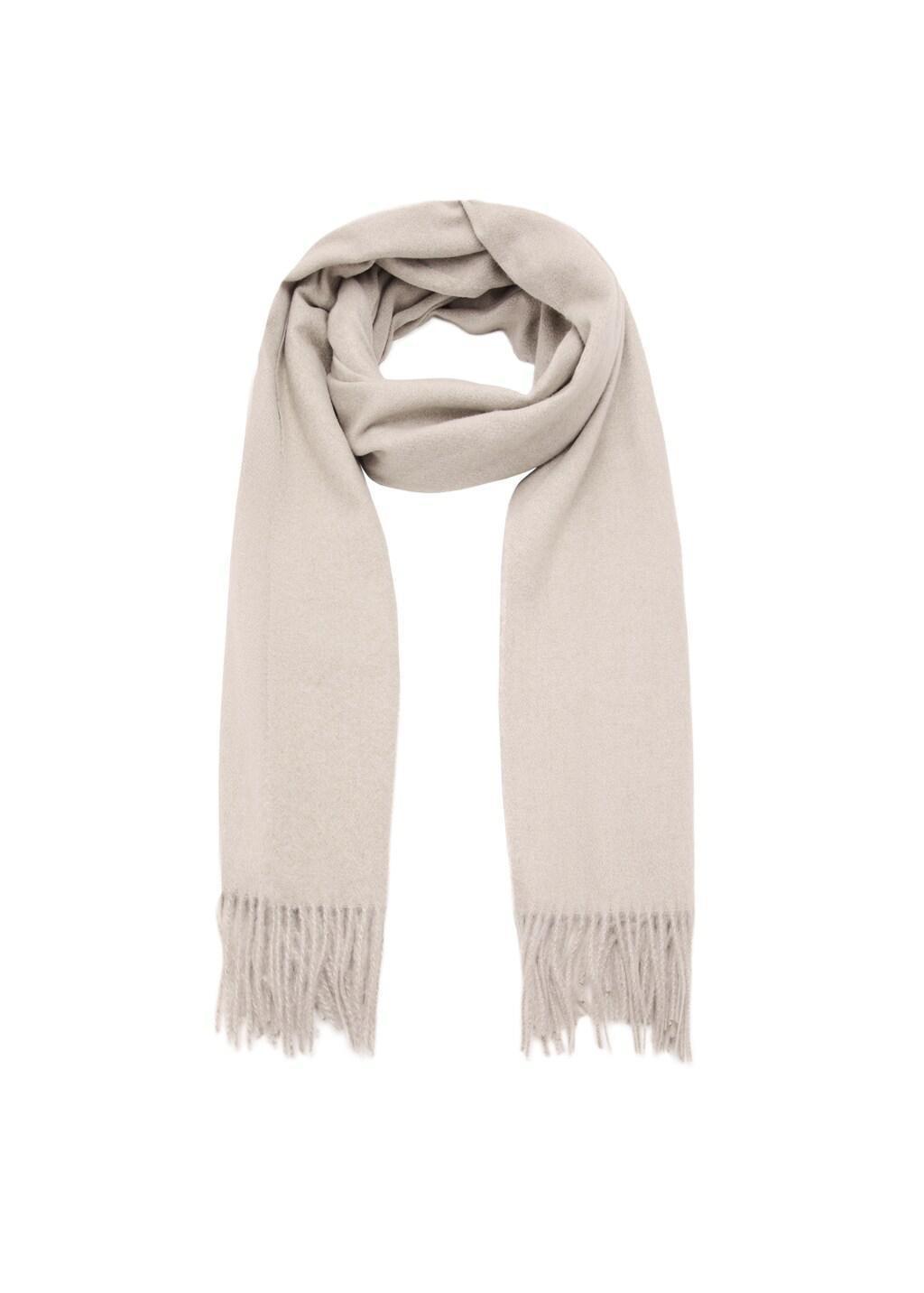 Brown Lt Pastel Fringed Edge Scarf, 0201_07, large image number 2