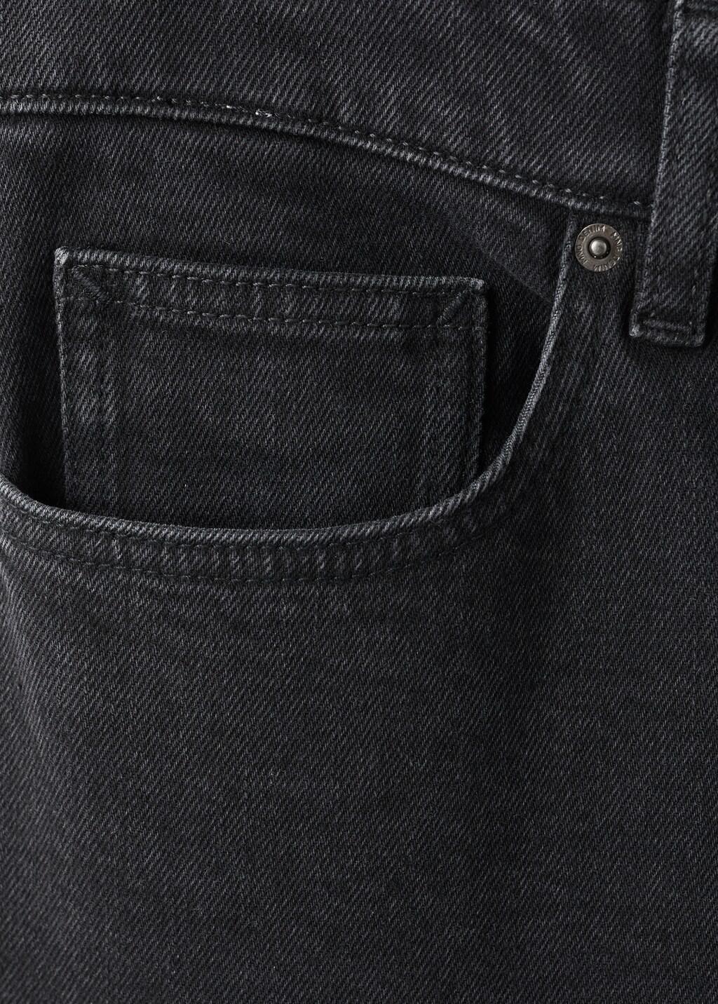 Grey Ben Cropped Tapered-Fit Jeans, Open Grey, large image number 5