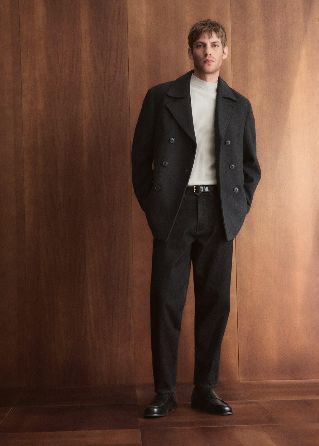 Grey Ben Cropped Tapered-Fit Jeans, Open Grey, large image number 6