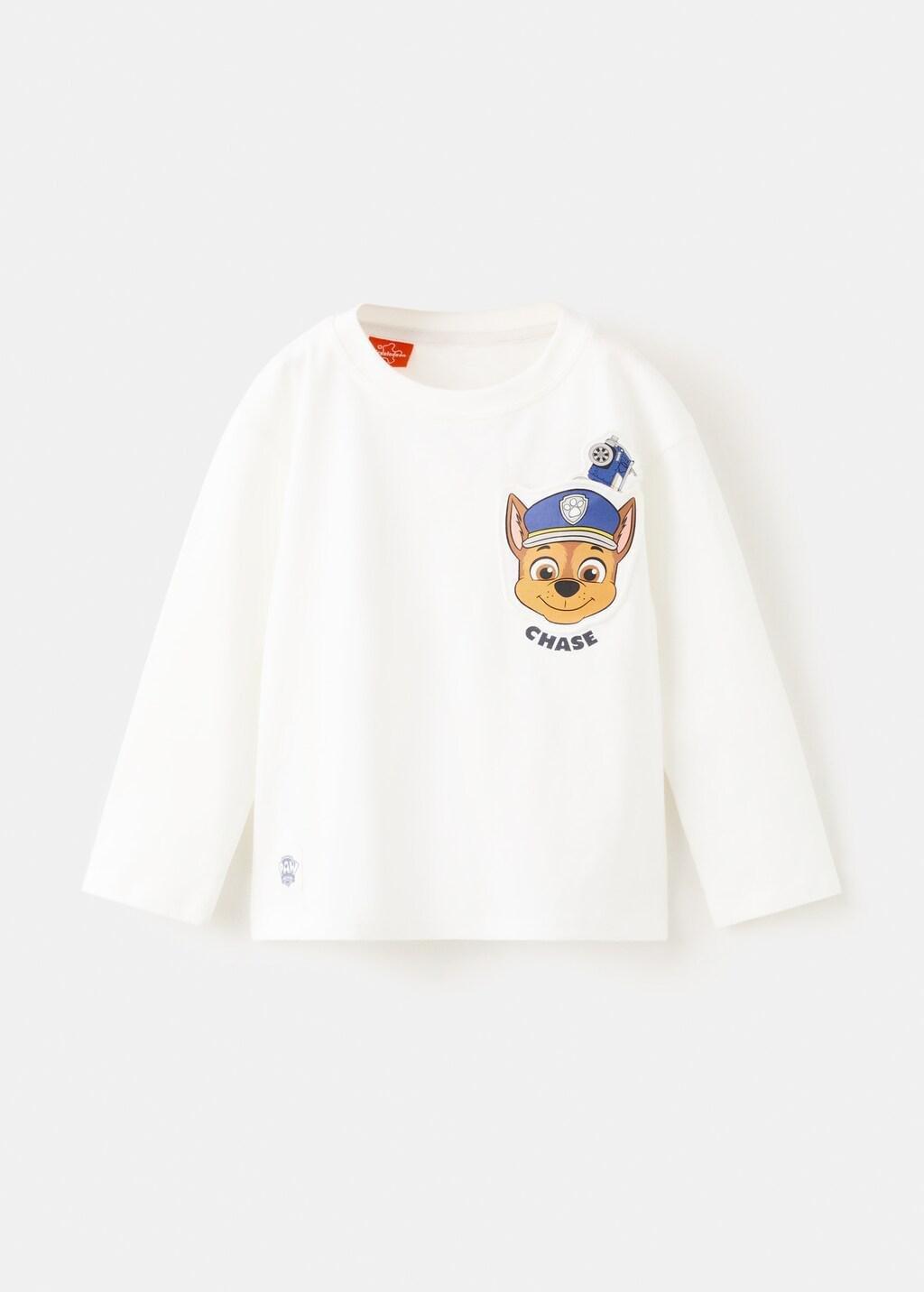 Cream Paw Patrol T-Shirt, Natural White, large image number 5